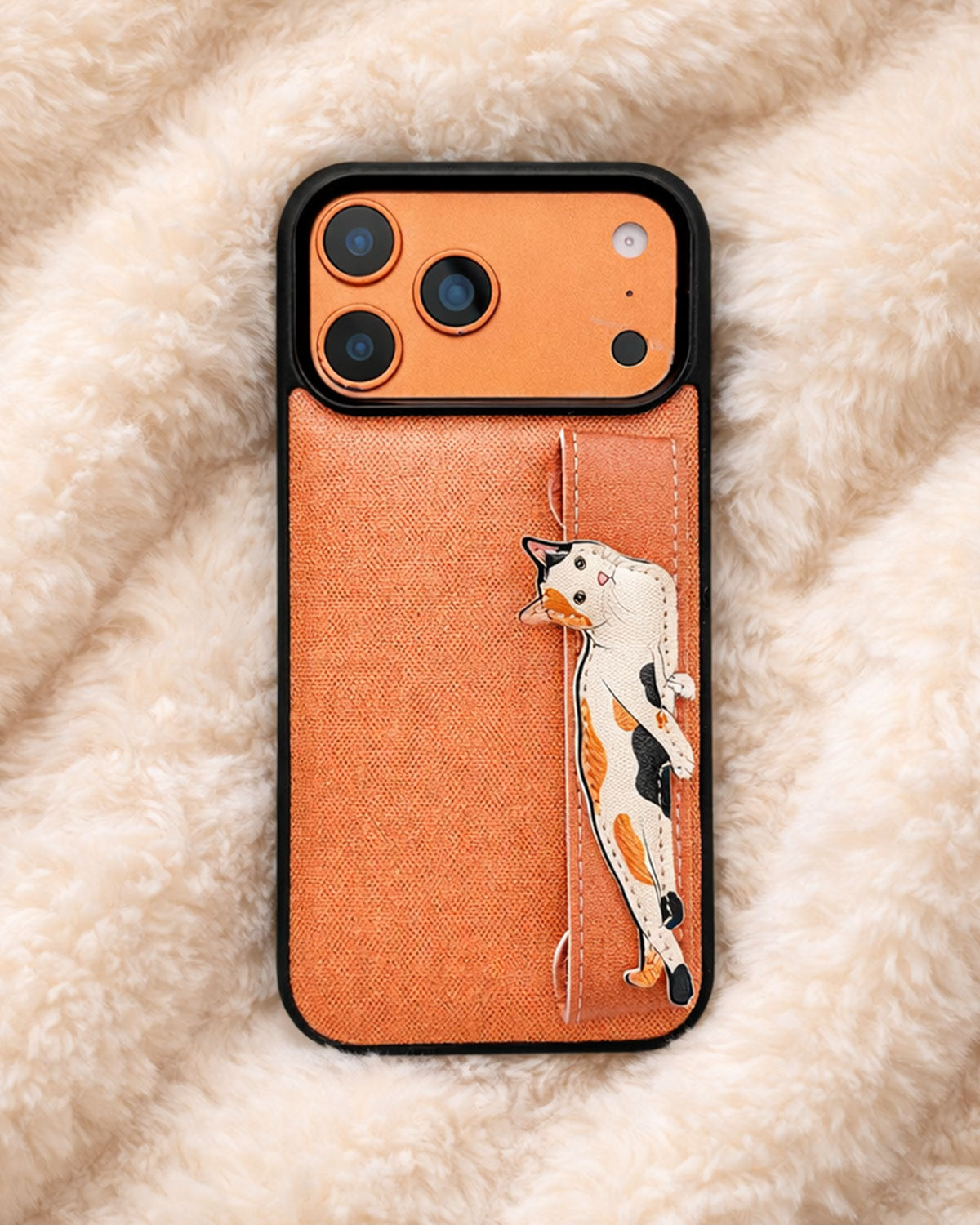 ORANGE CAT WALLET PHONE CASE