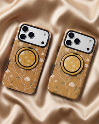 CUSTODIA PER TELEFONO RAMO IN FIORE D'AUTUNNO
