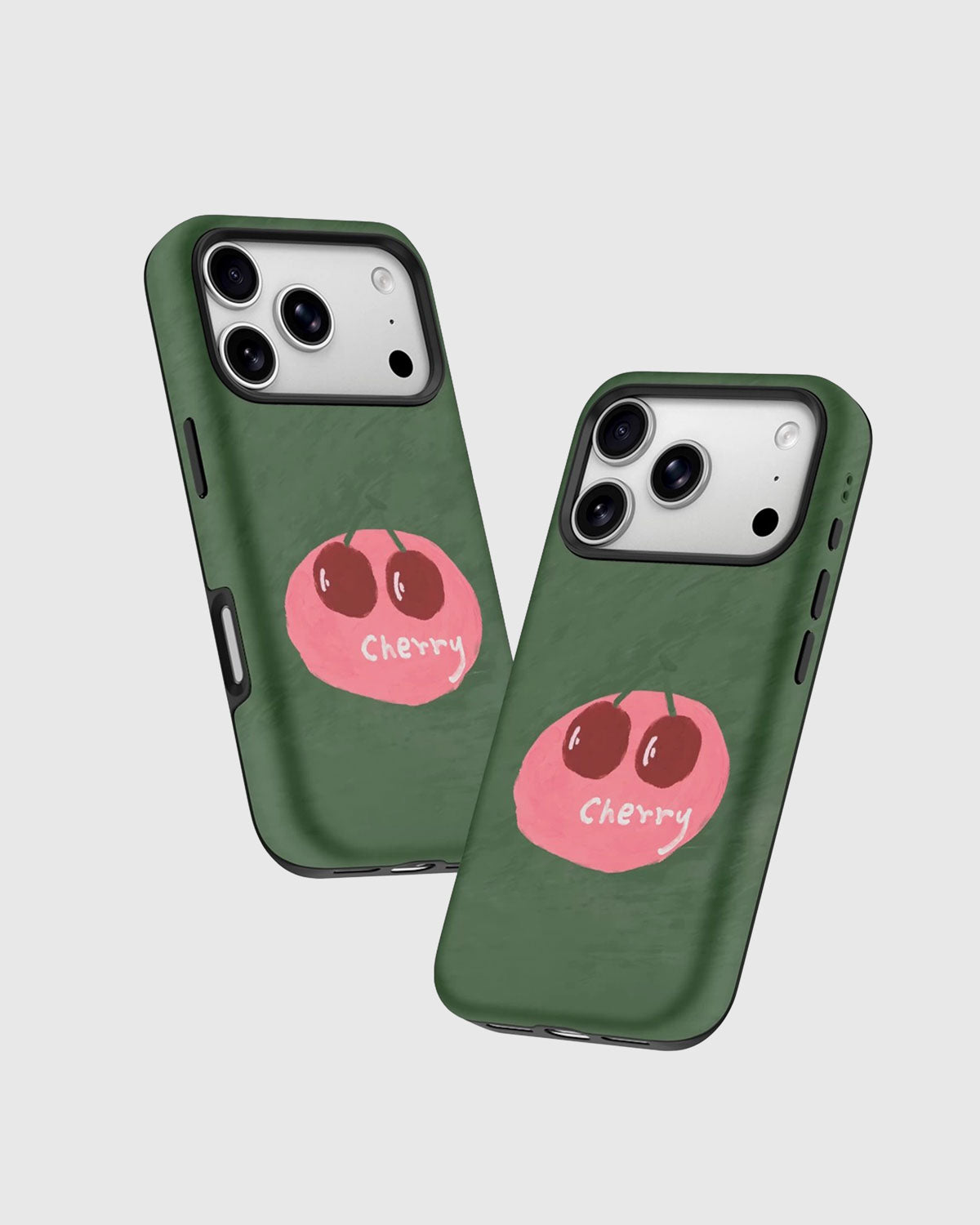 CHERRY DOODLE PHONE CASE