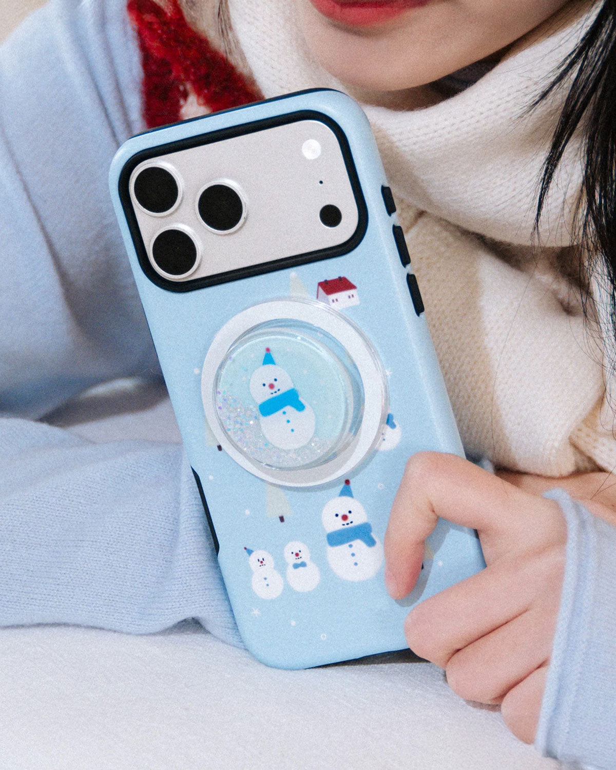 OBAL NA TELEFON SNĚHULÁK NA SNĚHOVÝ DEN