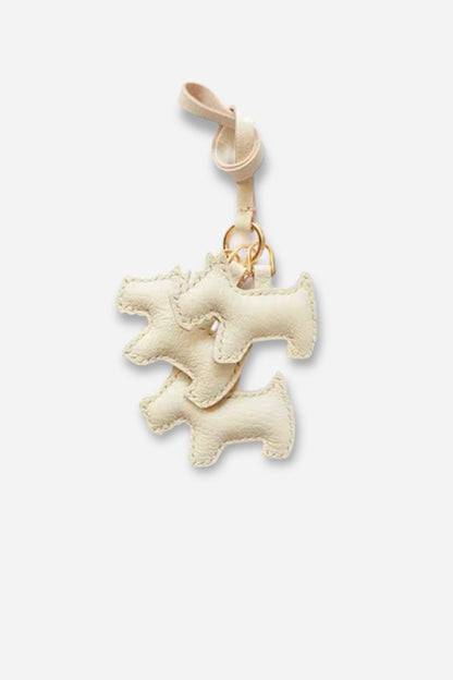 TRIPLE SCHNAUZER BAG CHARM