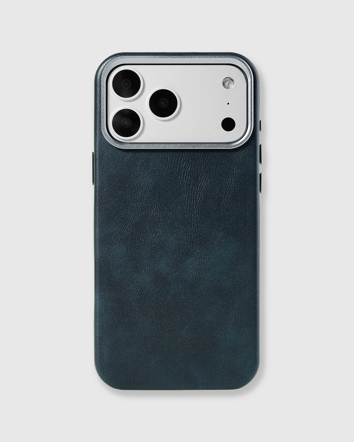 VINTAGE LEATHER PHONE CASE — BLUE