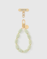 SAGE AGATE PHONE STRAP