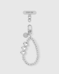 TRIPLE HEART PHONE STRAP