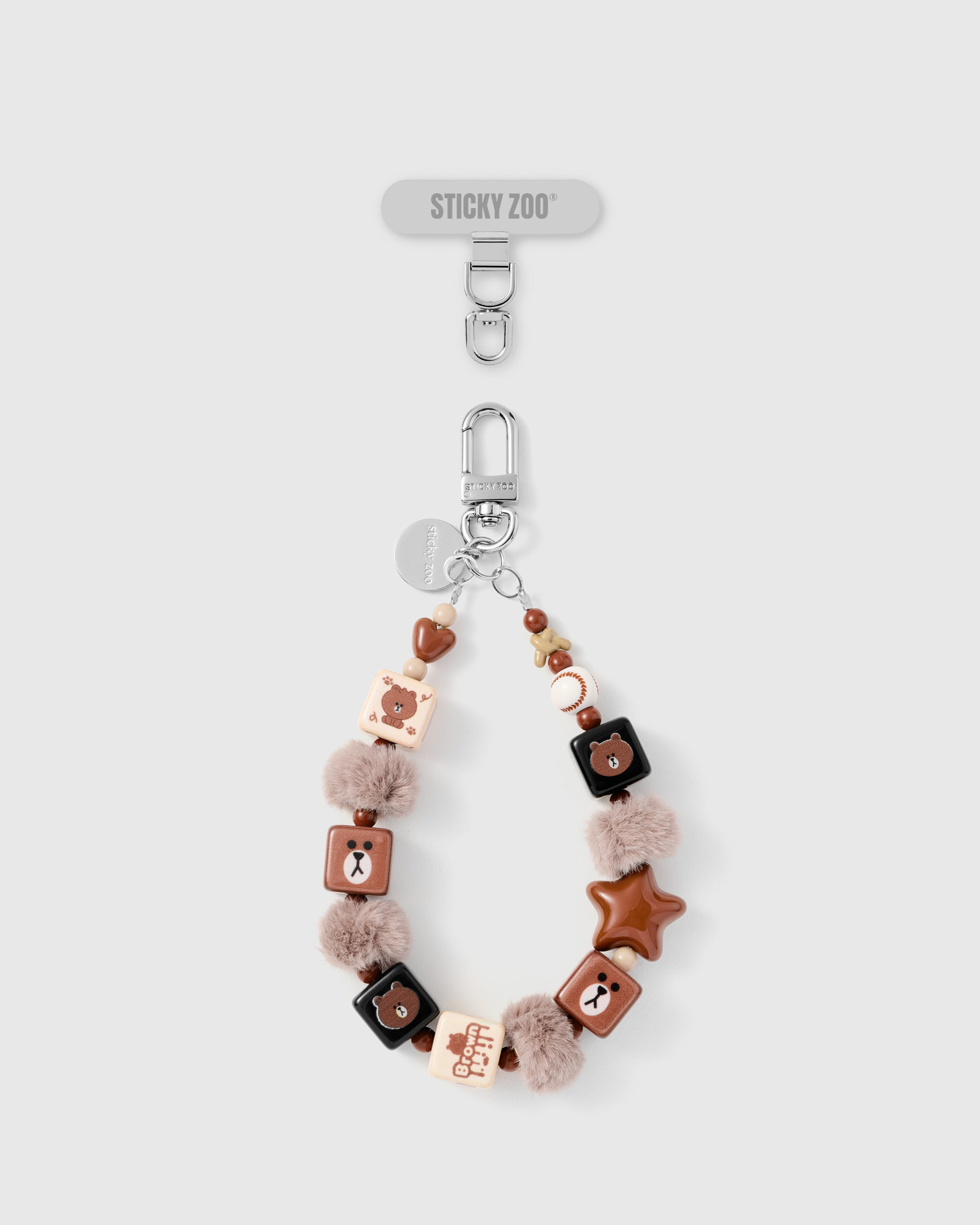 BROWN BEAR PHONE STRAP