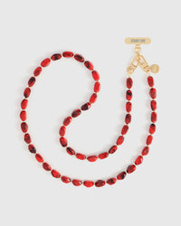 RUBY SMOKE LINK PHONE STRAP