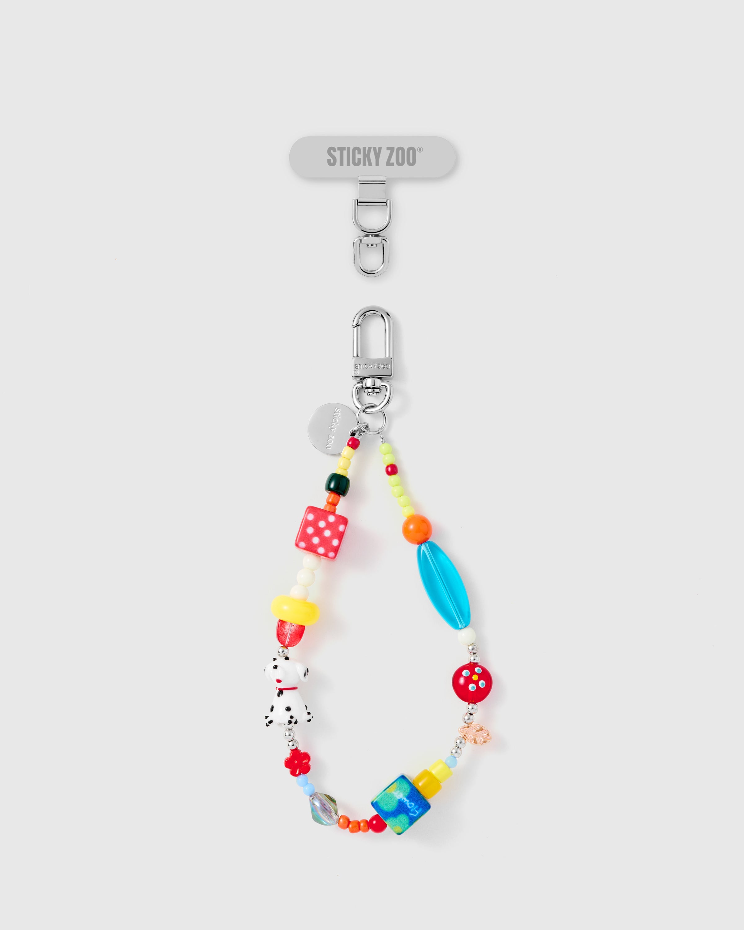 DALMATIAN DICE PHONE STRAP