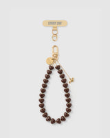 COCOA DACHSHUND HEART PHONE STRAP