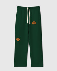 STICKYZOO POODLE PARADE SWEATPANT featuring 2 hand-stitched plush poodles, designed in Amsterdam
