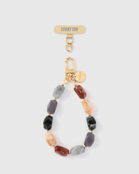 ONYX MIX AGATE PHONE STRAP
