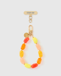 CITRUS MIX AGATE PHONE STRAP