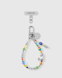 CRYSTAL CLUSTER PHONE STRAP