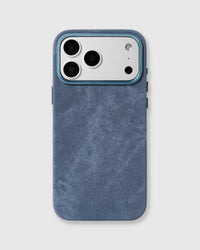 DENIM PHONE CASE — BLUE