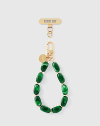 EMERALD MARBLE PHONE STRAP