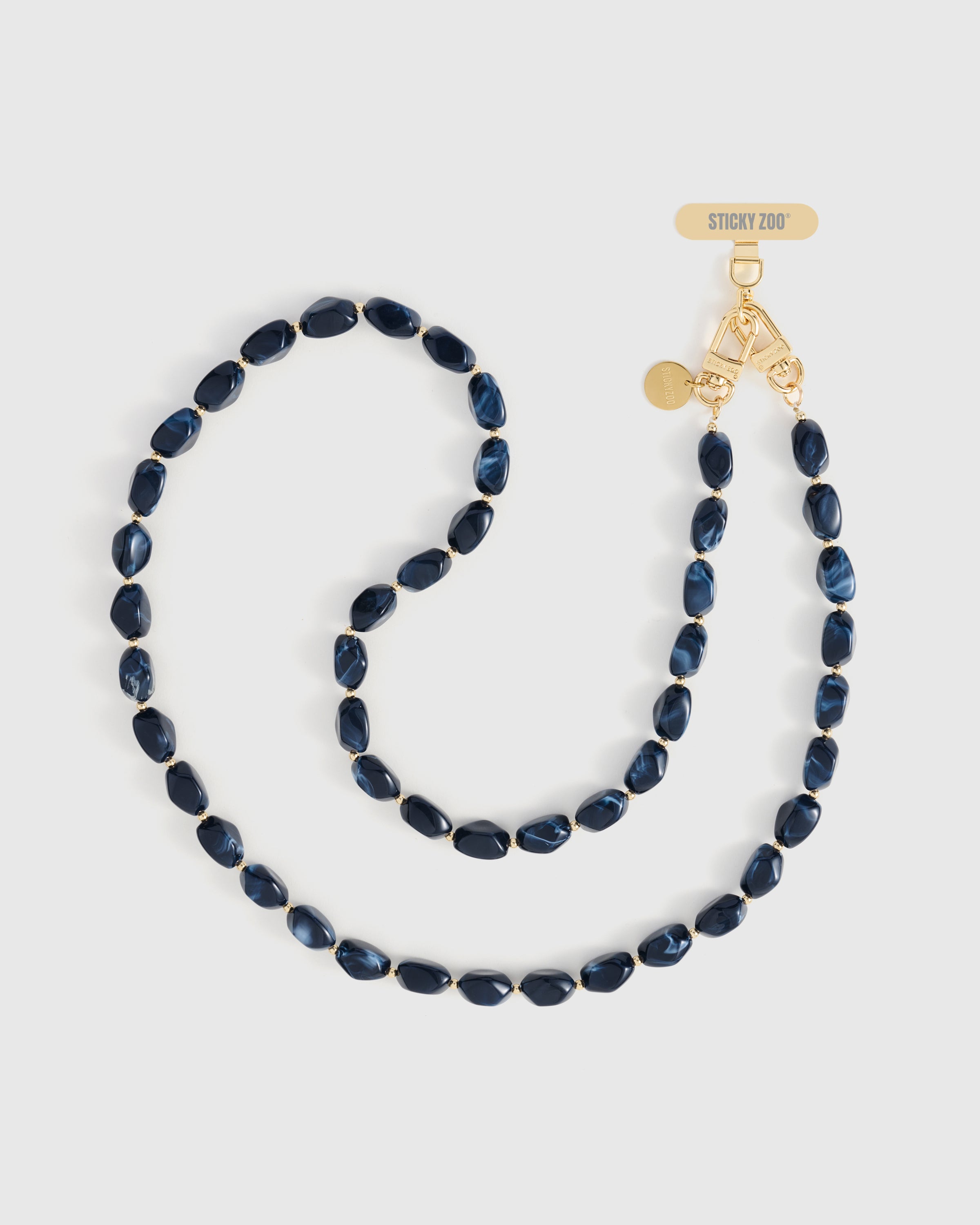 MIDNIGHT SMOKE LINK PHONE STRAP