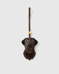 Labrador Retriever charm — the gift for the person whose Labrador Retriever is basically family. Real French leather, 3 days by hand.