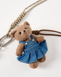 TEDDY V DŽÍNOVÉM STACK CHARM
