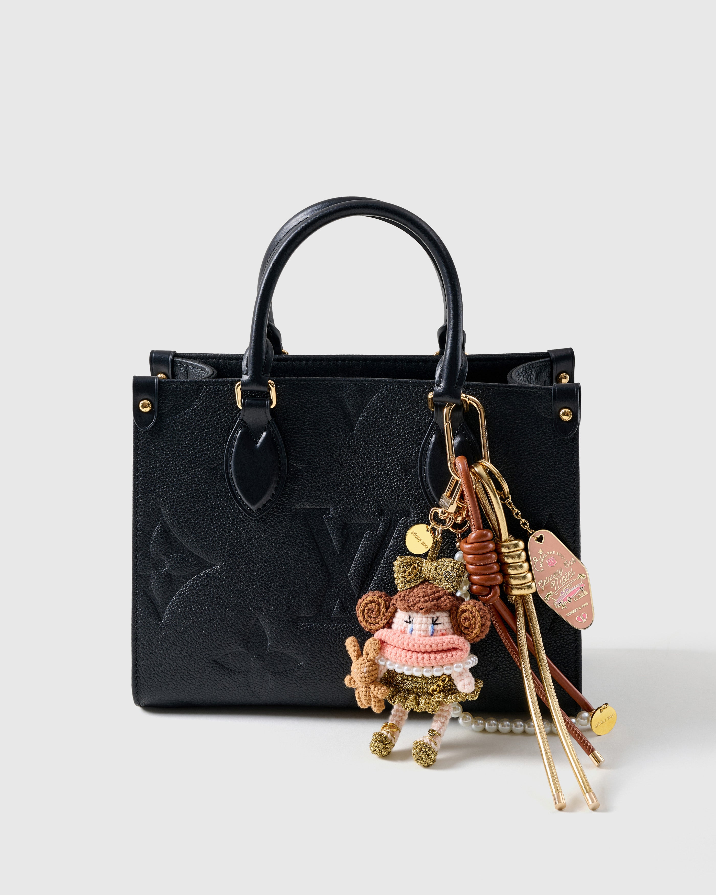 Royal Ridiculous Stack Leather Bag Charm – Luxury Handmade