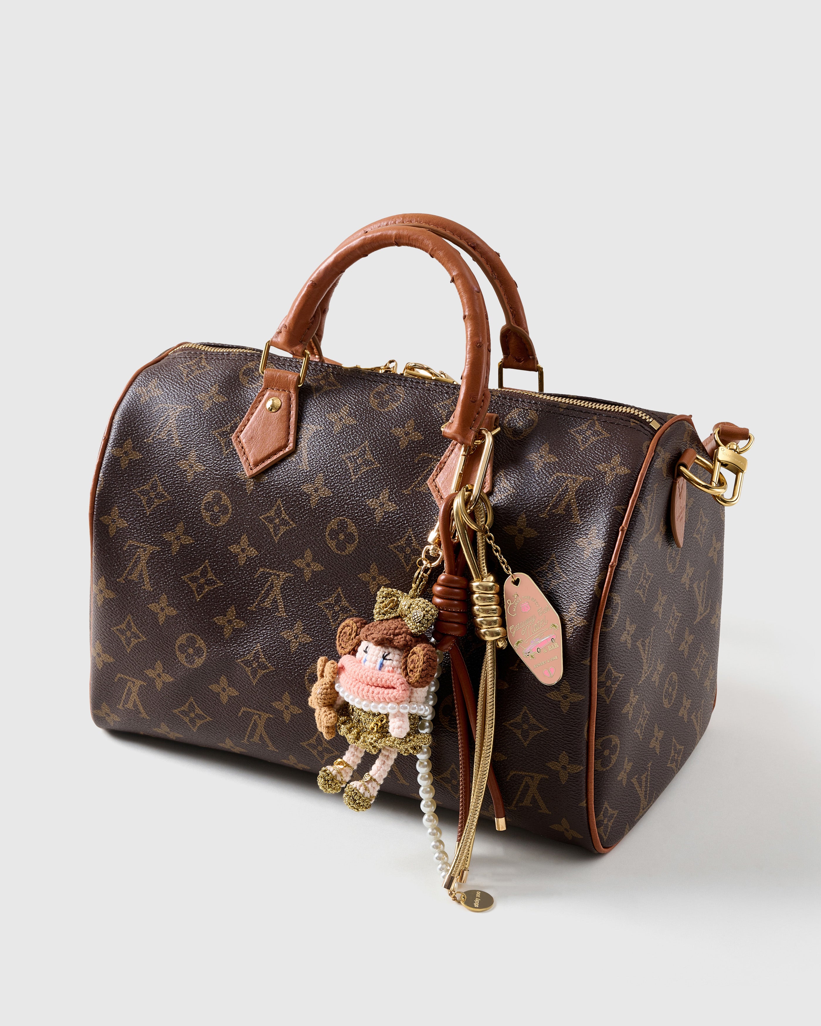 Royal Ridiculous Stack Leather Bag Charm – Luxury Handmade