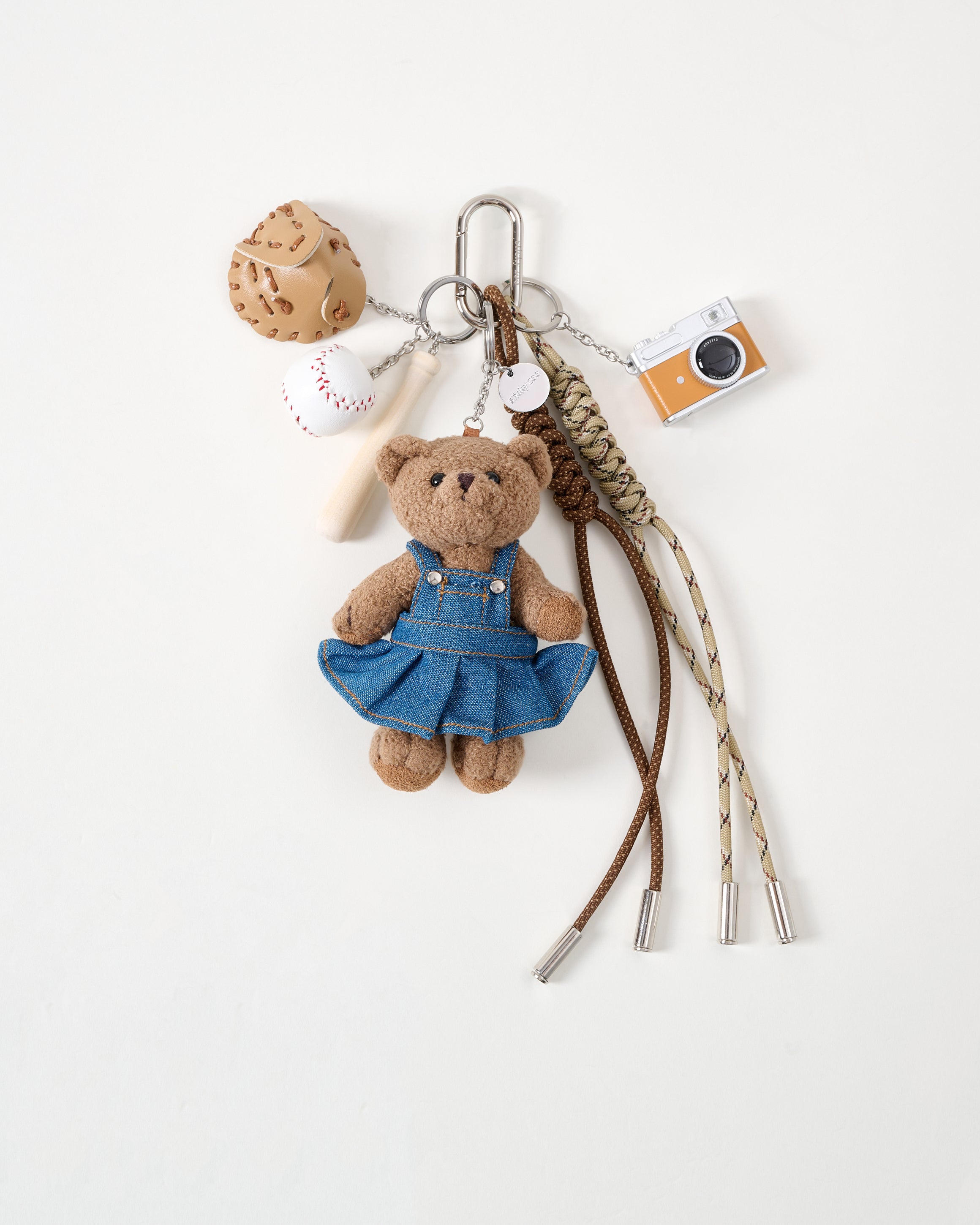 Teddy in Denim Stack Charm