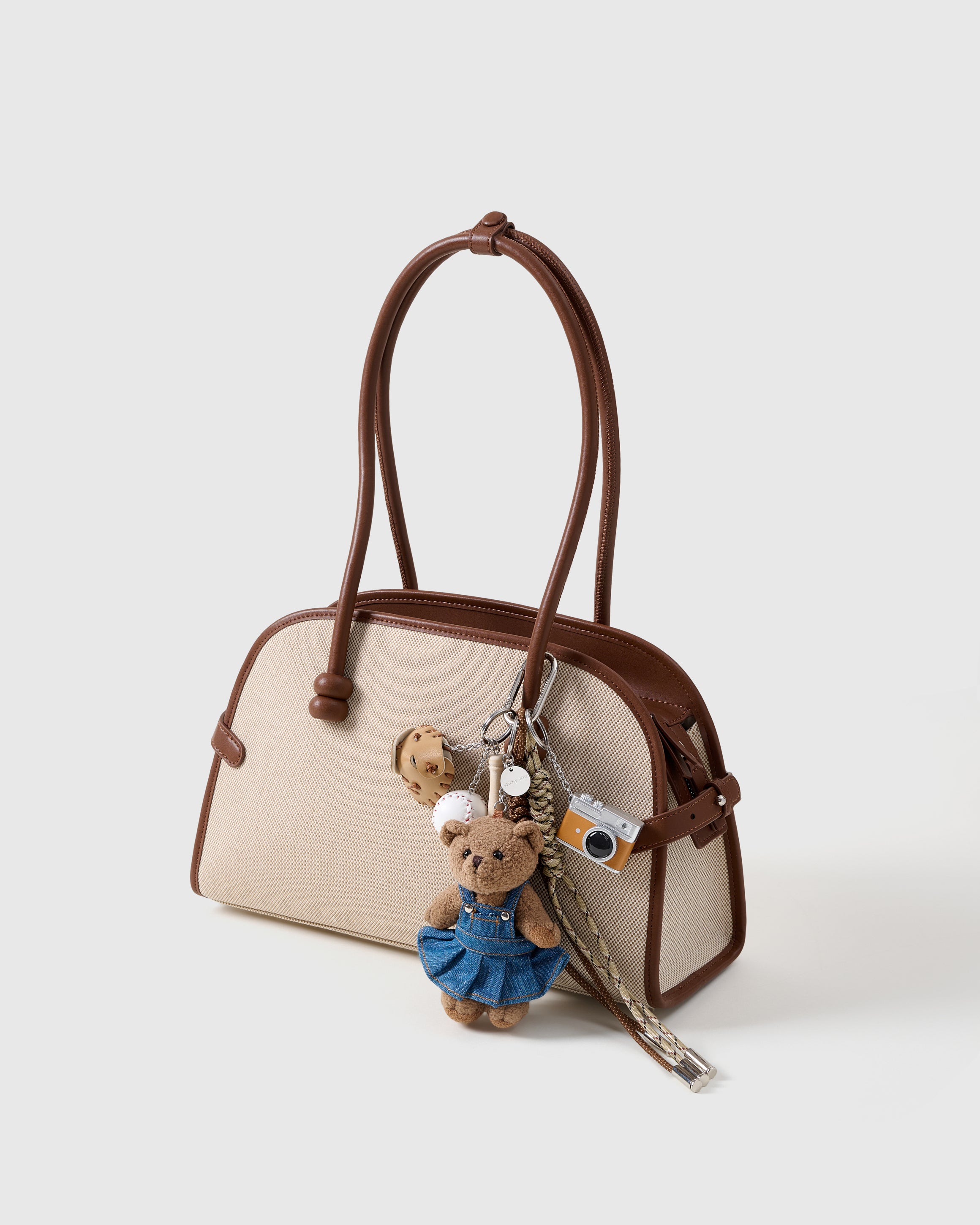 Teddy in Denim Stack Charm