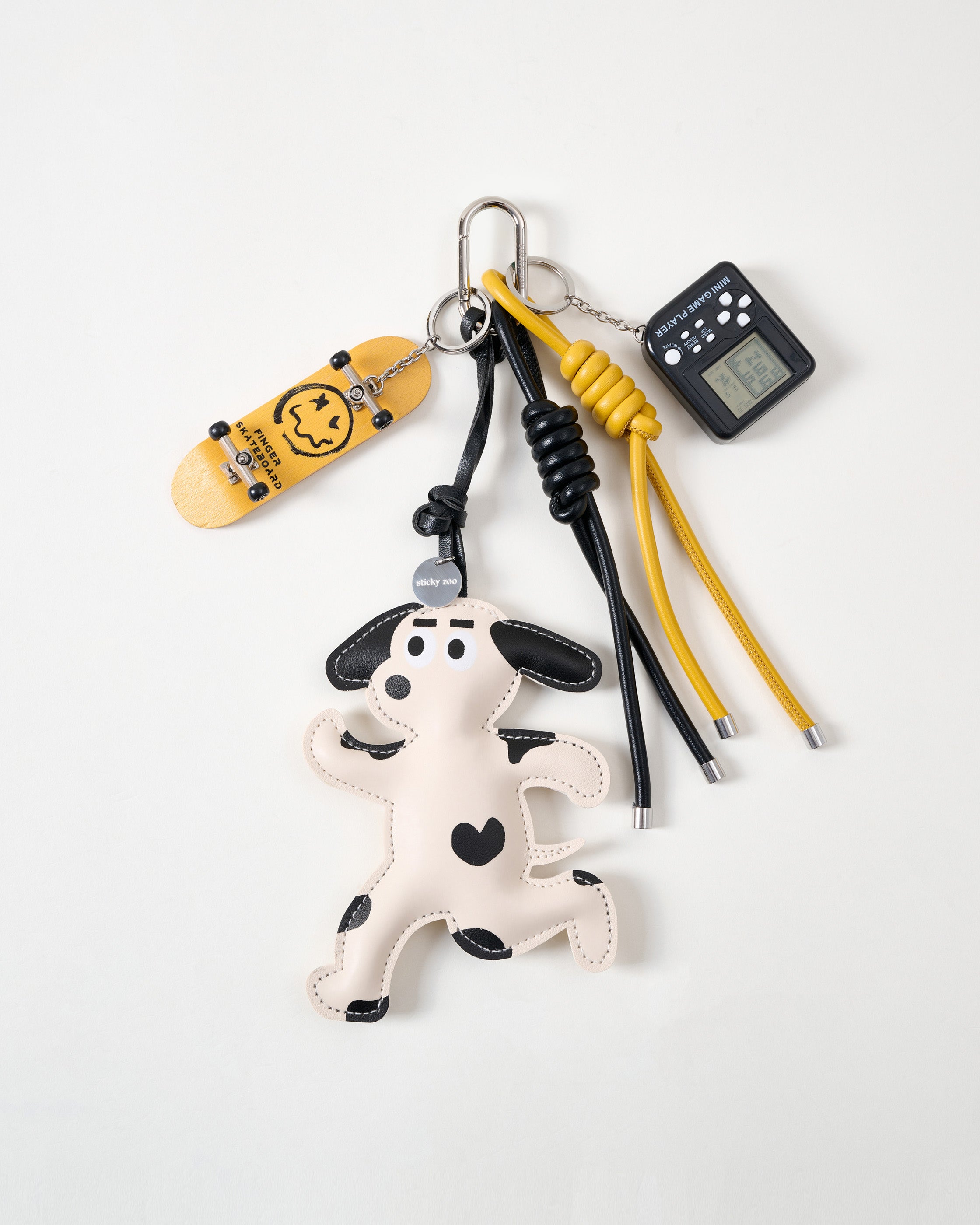 Skater Pup Stack Charm