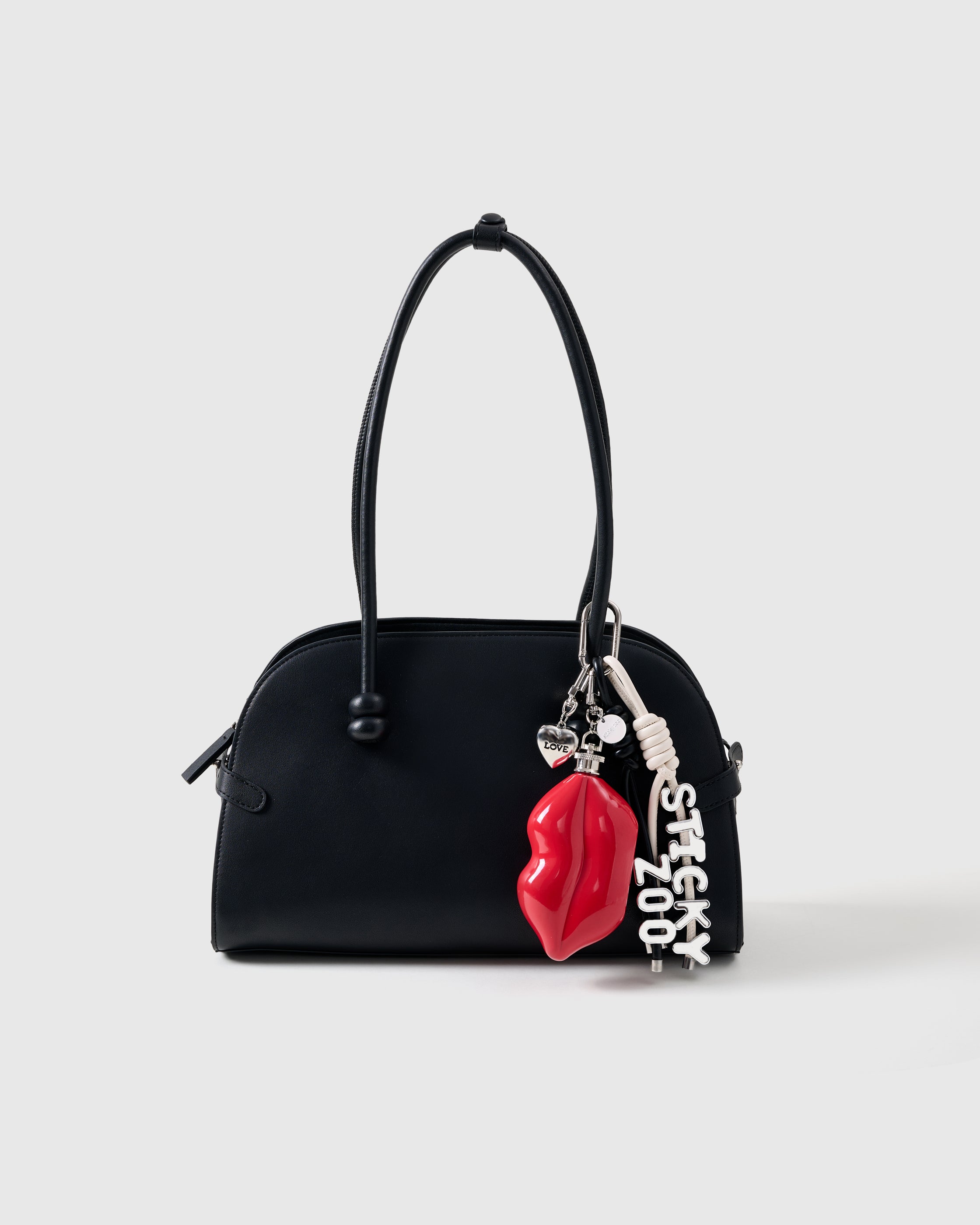 関税送料込 sticky zoo TINO SOFT KISS バックチャーム Sticky Zoo® TINO Plush Teddy Bear Bag Charm and Keychain