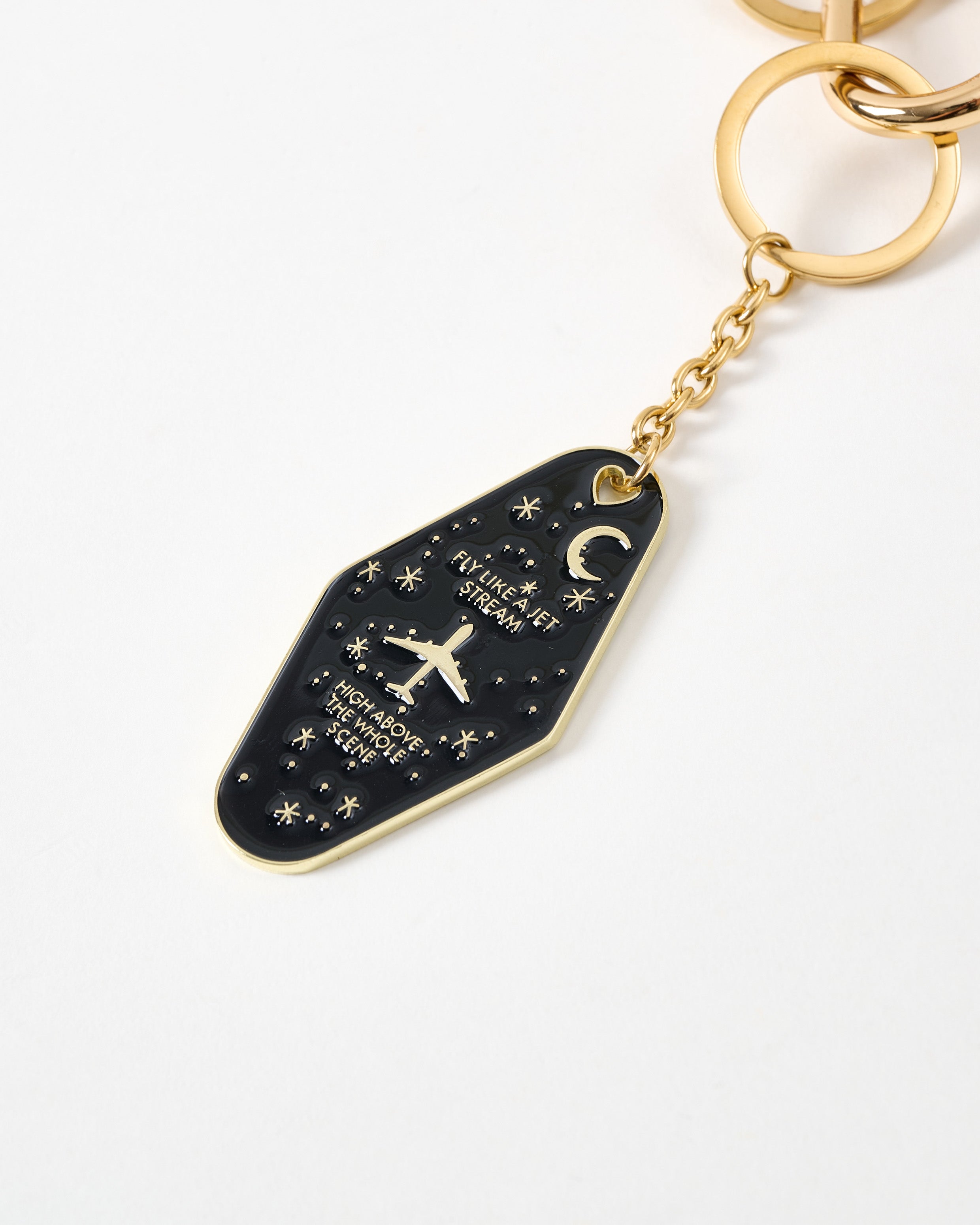 SAINT IVY Stack Charm – Handmade Gold & Heart Bag Charm – STICKYZOO®