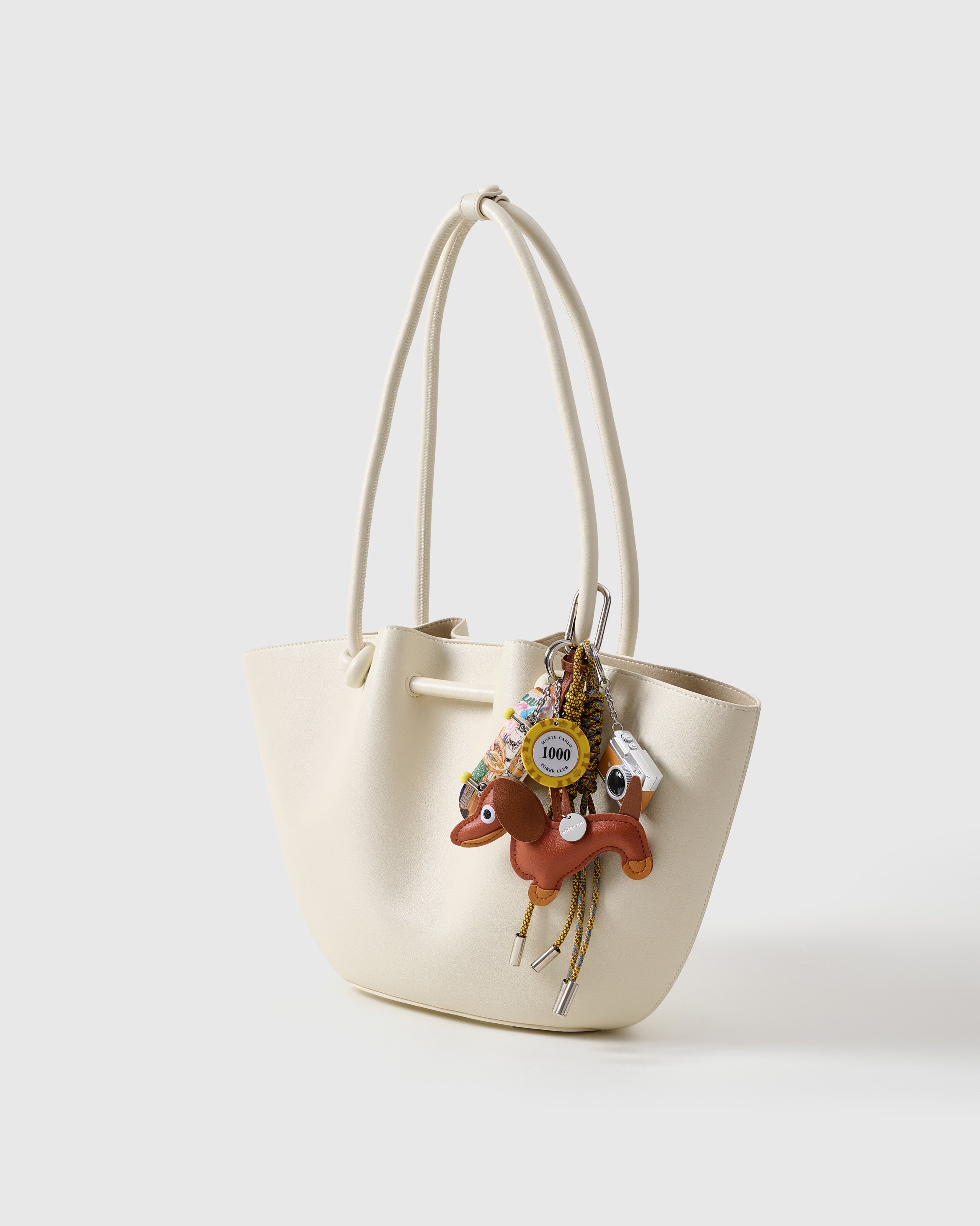 【Sticky zoo】関税/送料込み DACHSHUND CITY ROLL STACK CHARM Sticky Zoo® Dachshund Dog Bag Charm and Keychain