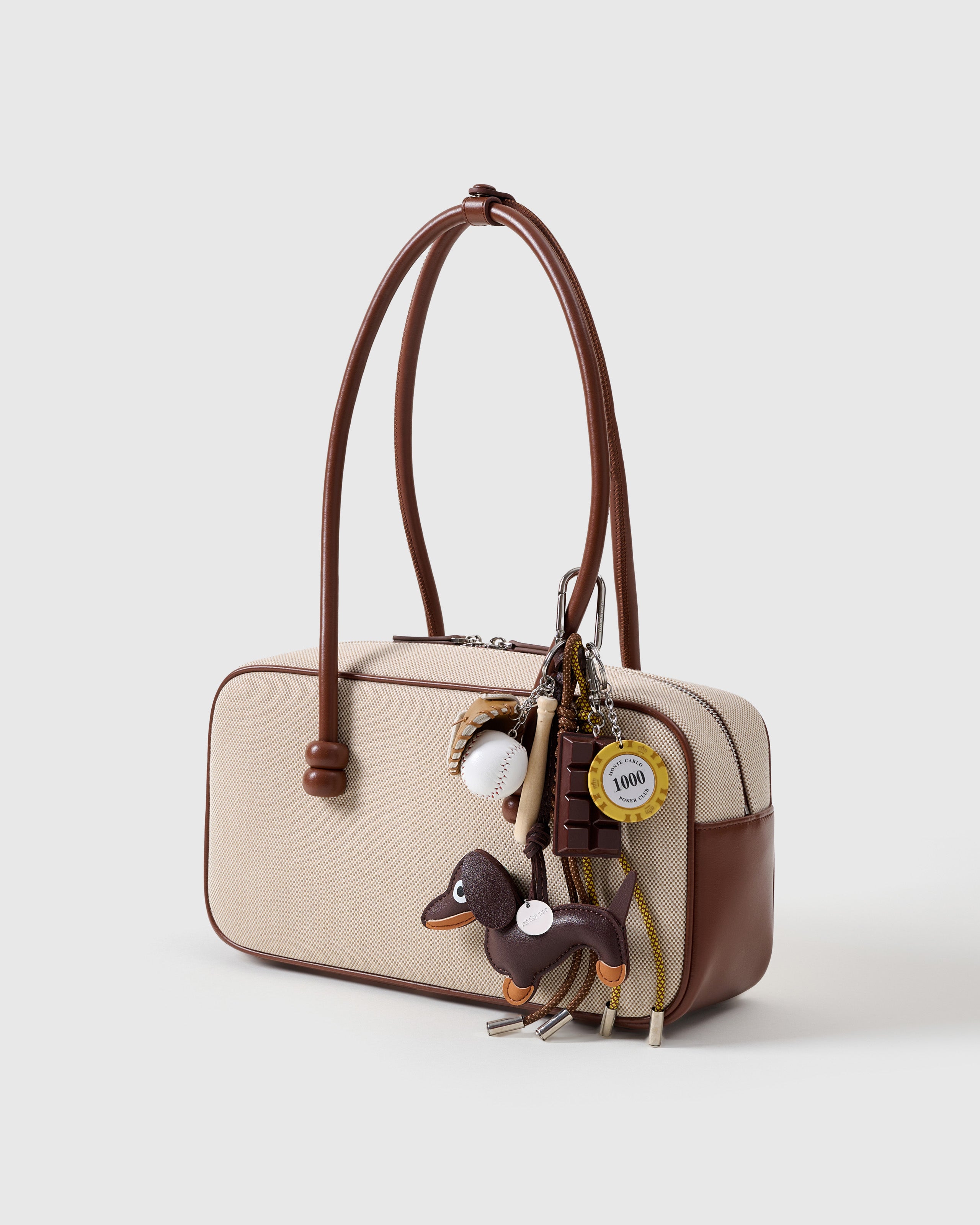 【Sticky zoo】関税/送料込み チョコ ダックス スタックチャーム Sticky Zoo® Choco Dachshund Dog Bag Charm and Keychain