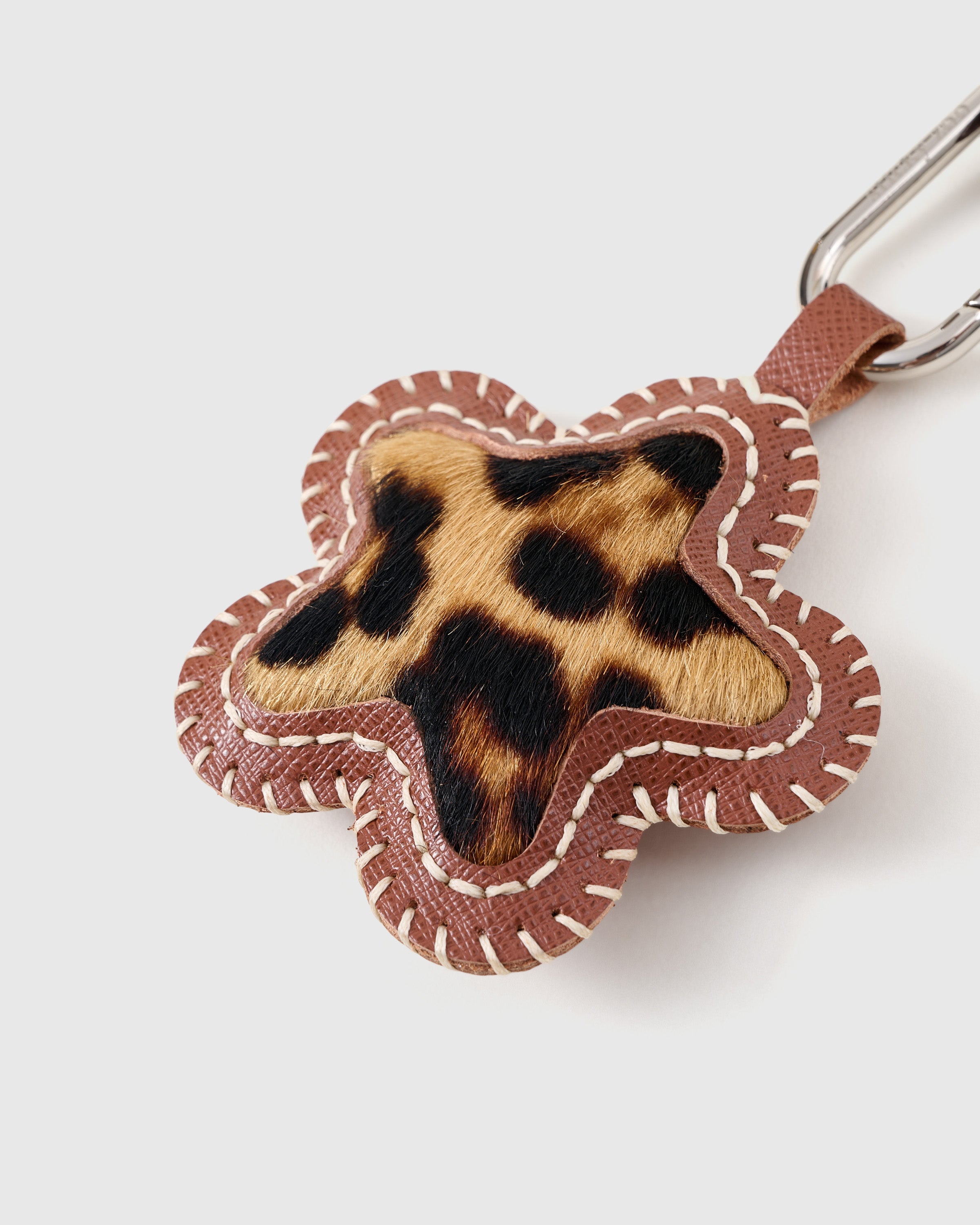 LEOPARD STAR STACK CHARM