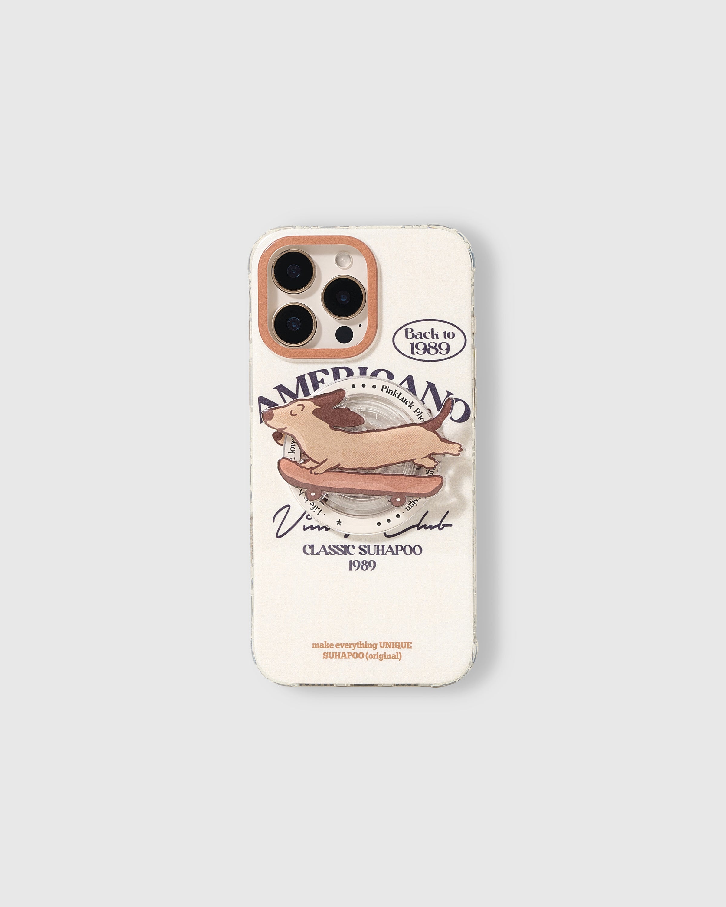 関税送料込 sticky zoo ポップなチェリードッグ スマホケース Sticky Zoo® Phone Cases – Trendy Animal-Themed Cases with