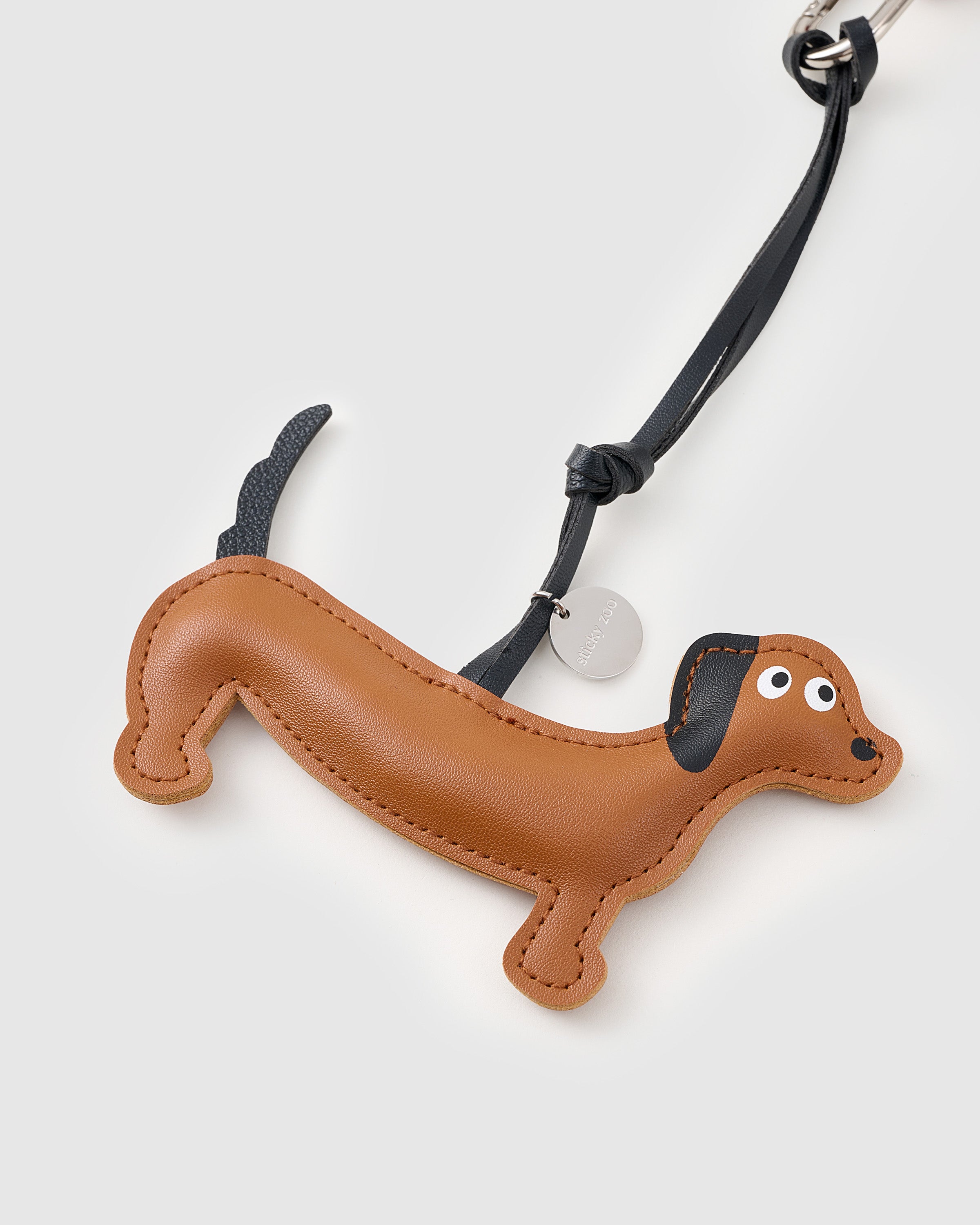 Sticky Zoo® HOTDOG HUGGER™ Dachshund Bag Charm and Keychain