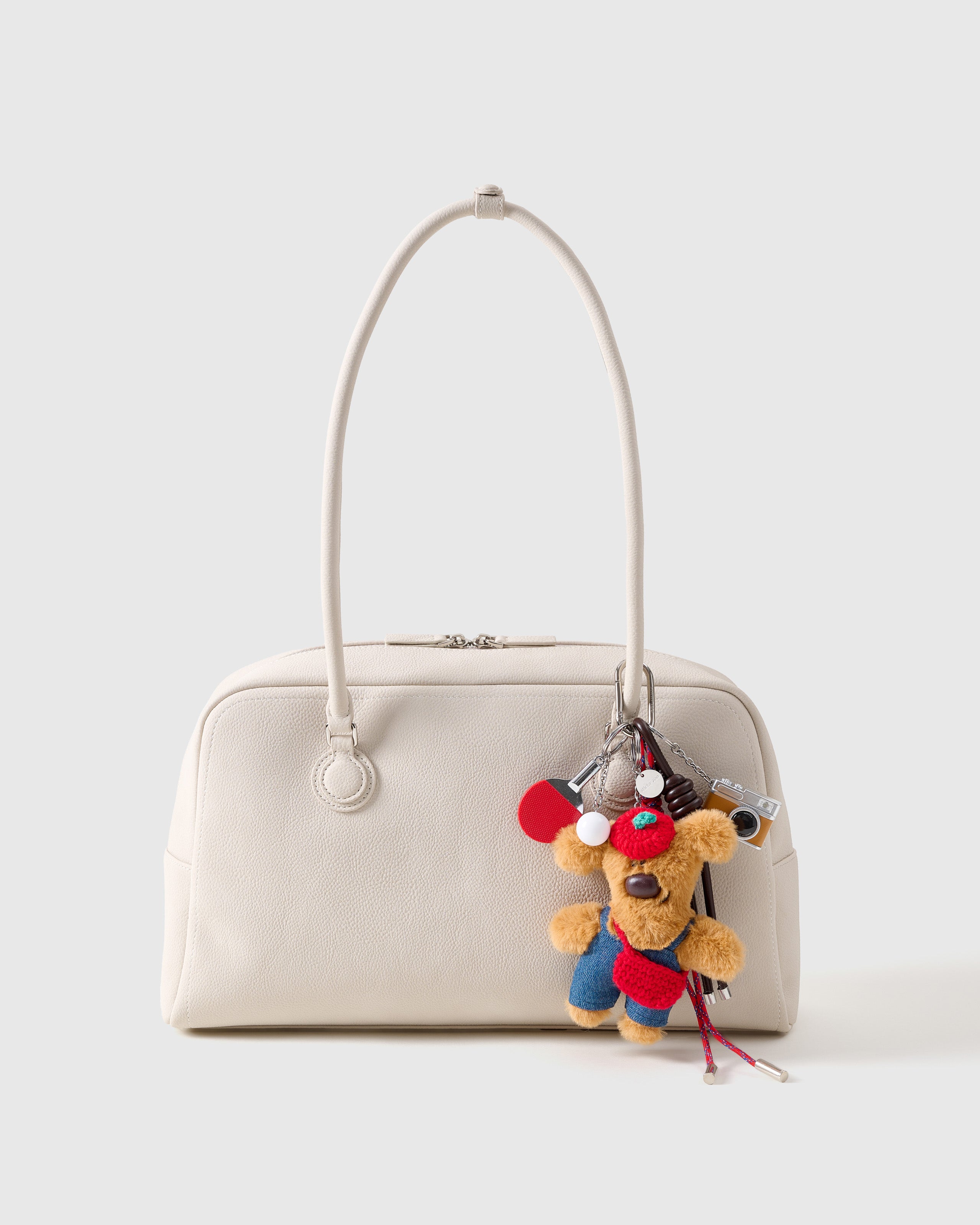 Sticky Zoo® BUBU Teddy Bear Bag Charm and Keychain - Sporty
