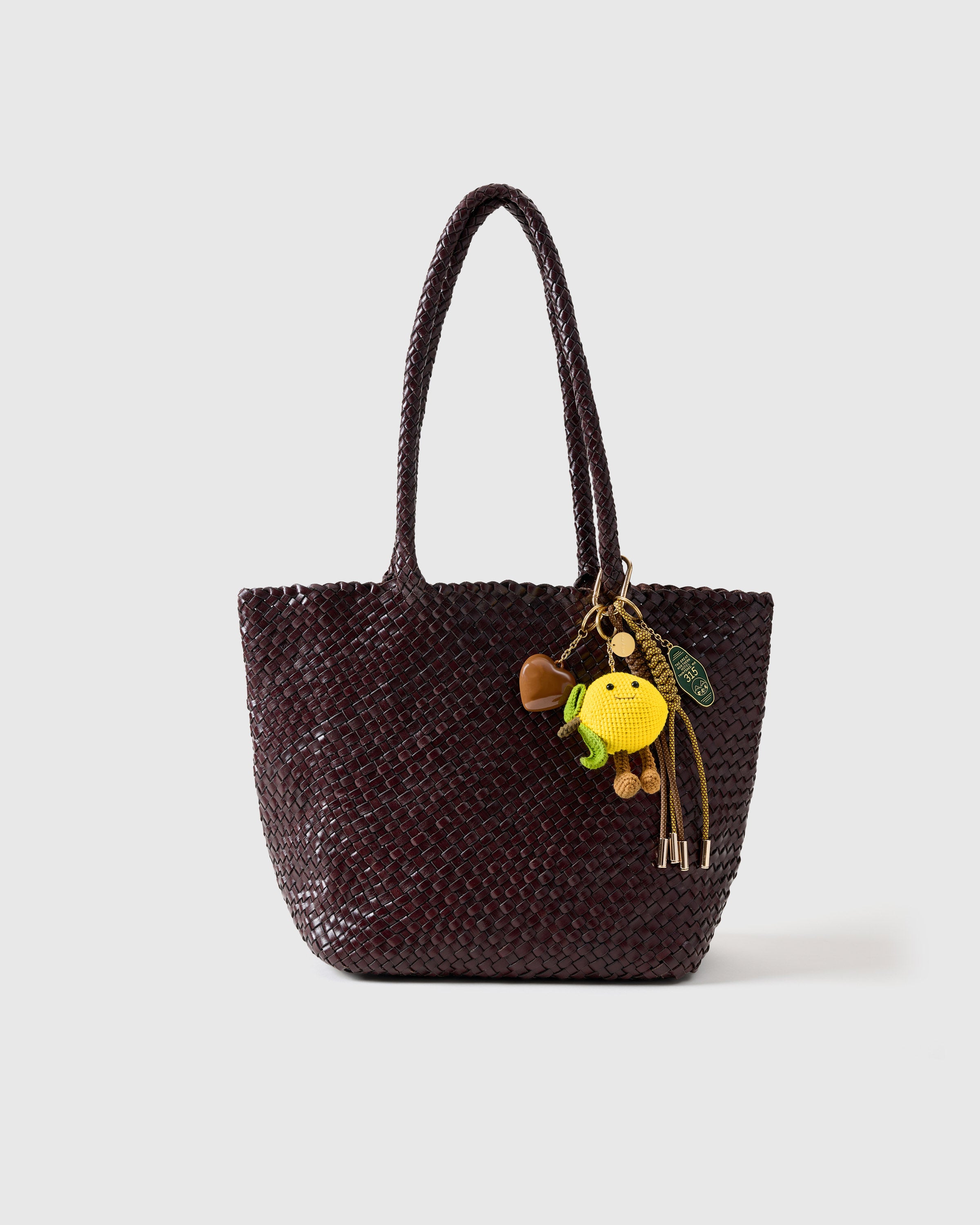 関税送料込 sticky zoo チェリー レモン バックチャーム Sticky Zoo® Lemon Crush Charm - Handmade Crochet Bag Charm