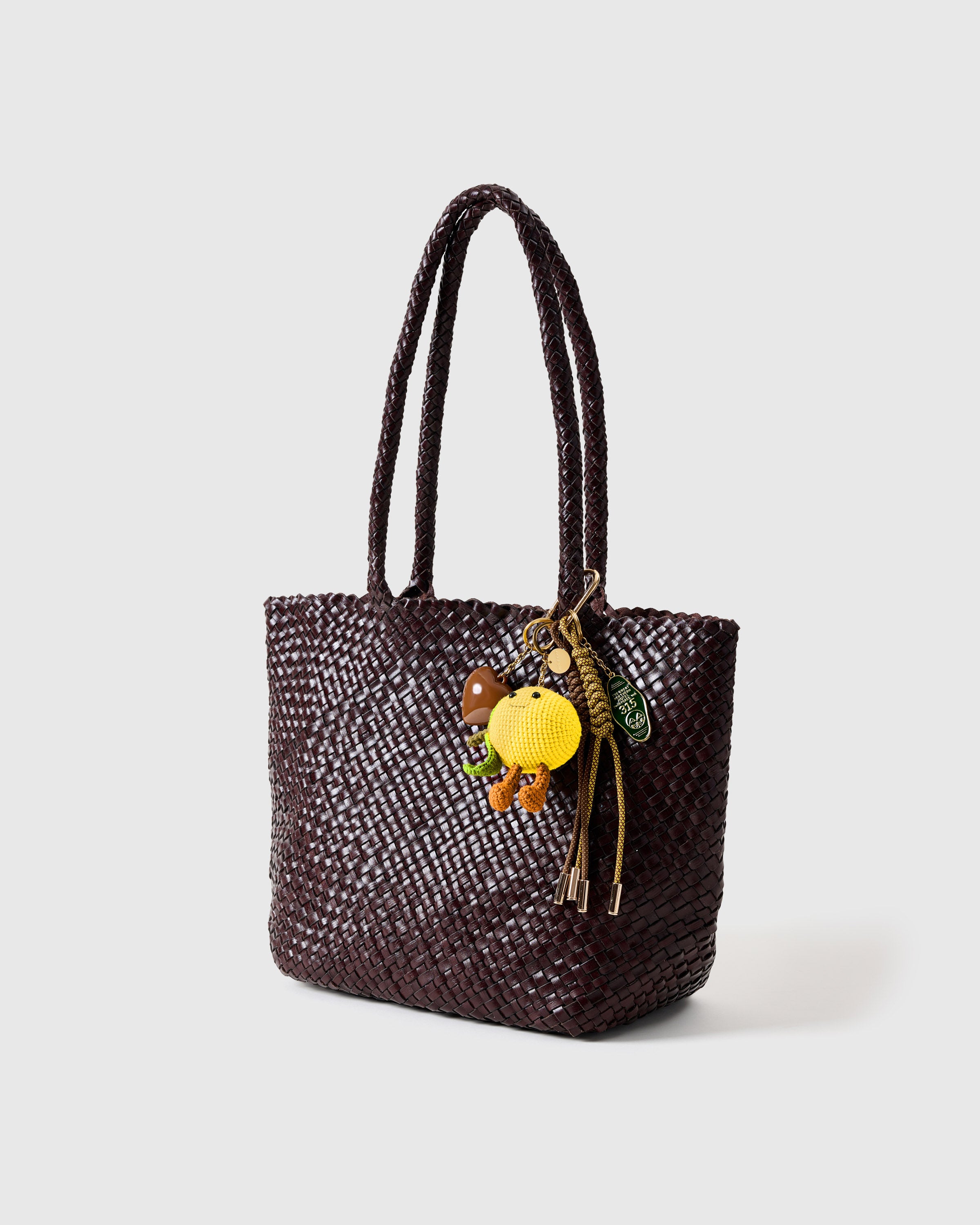 【STICKY ZOO】レモン/シュリンプ/チェリー バッグチャーム Sticky Zoo® Lemon Crush Charm - Handmade Crochet Bag Charm