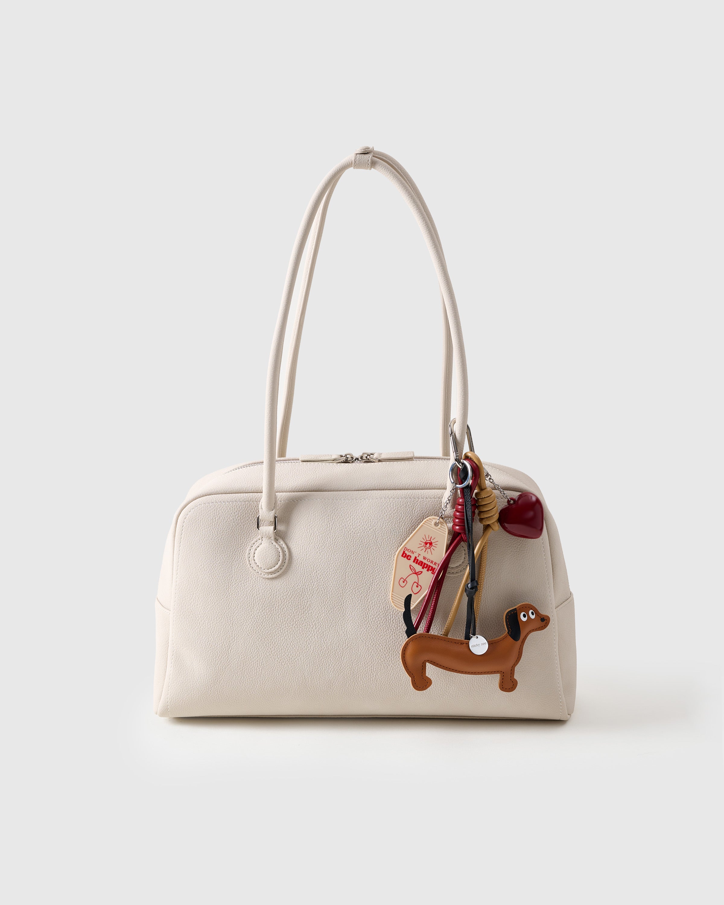 【Sticky zoo】関税/送料込み DACHSHUND CITY ROLL STACK CHARM Sticky Zoo® Dachshund Dog Bag Charm and Keychain