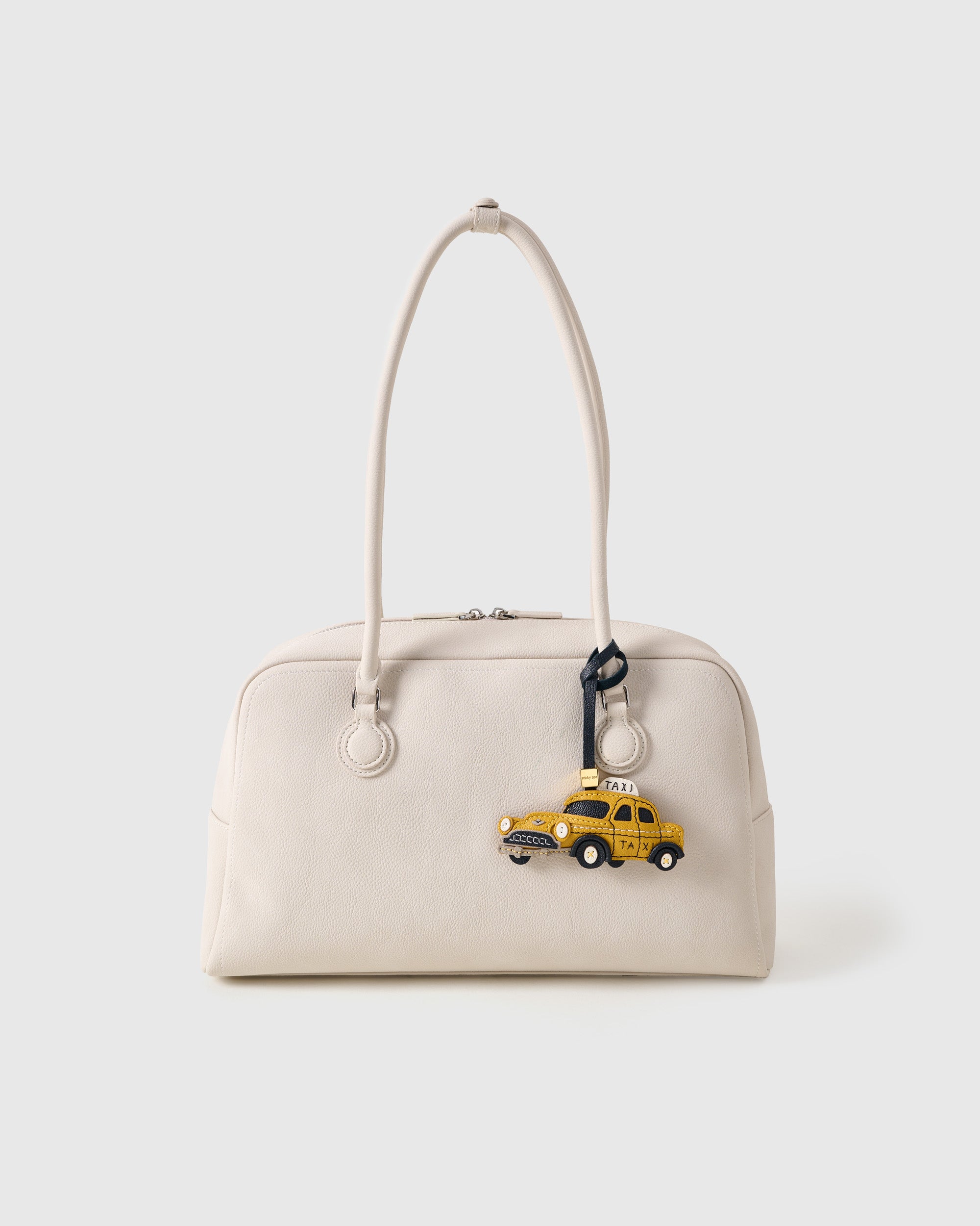 Sticky Zoo® レザー バッグチャーム＆キーチェーン – 18K