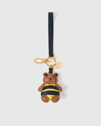 Honeybuzz Bear — genuine French Alran goatskin. Never vegan. Never synthetic.