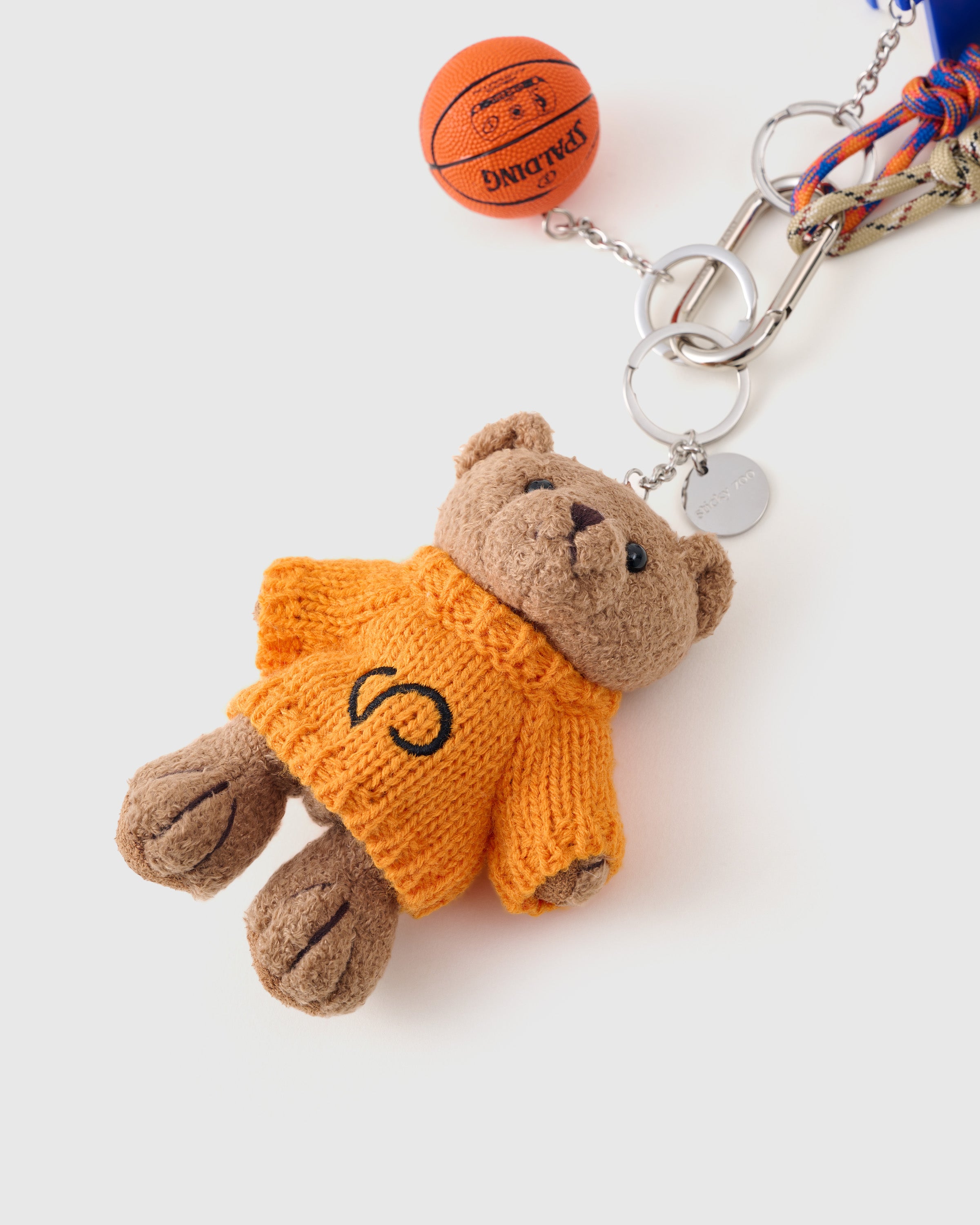 BEAR BASKETBALL STACK CHARM