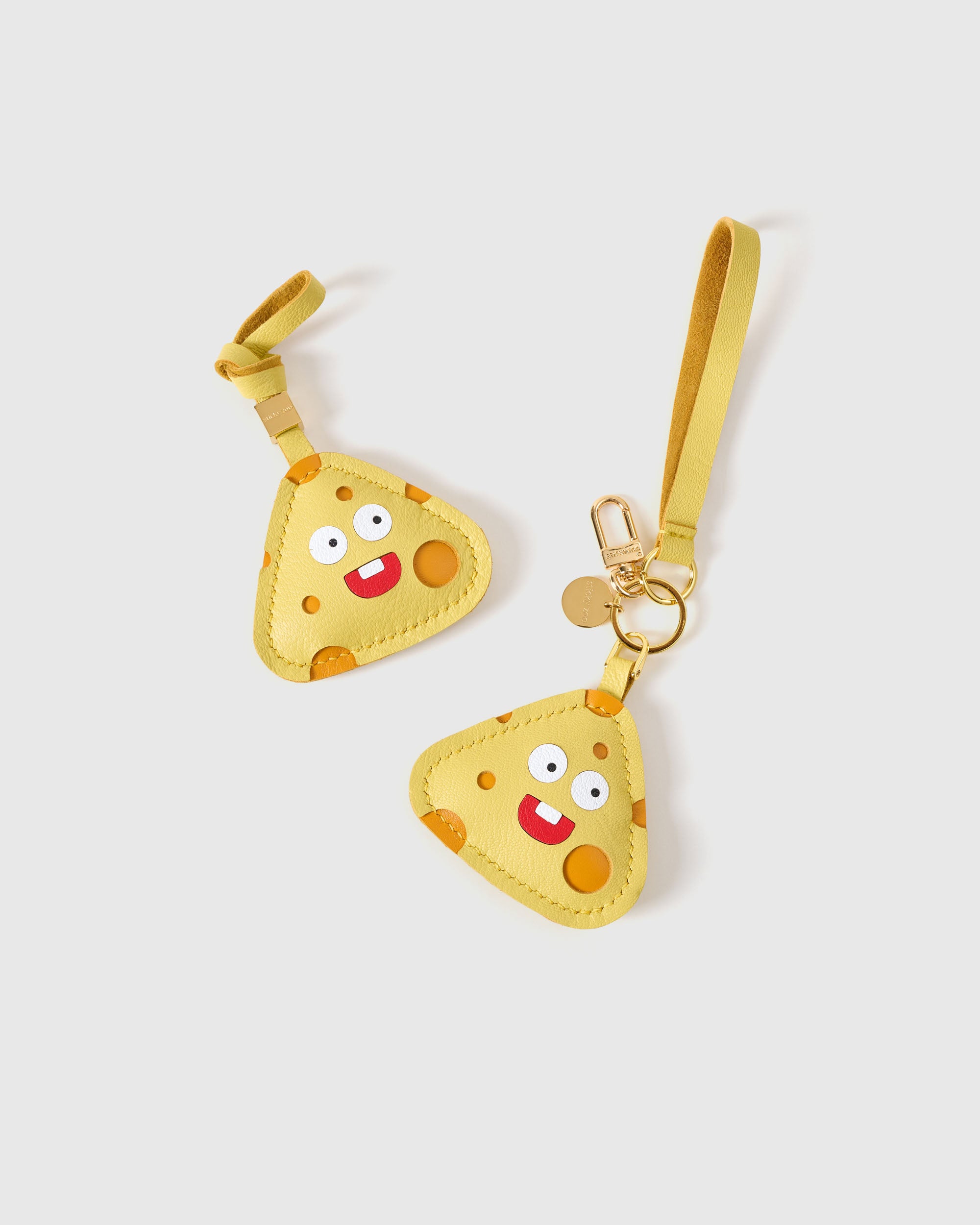 Sticky Zoo® チージーポップ バッグチャーム – ハンドメイドレザー