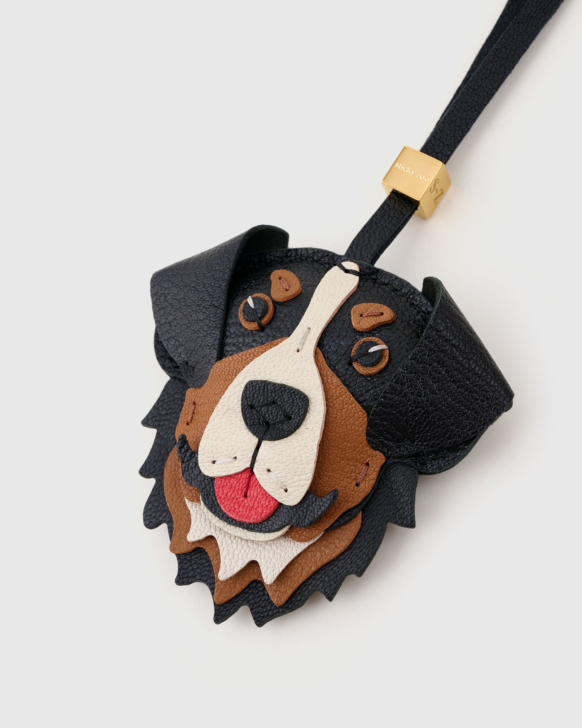 【Sticky zoo】関税/送料込み BUBU TEDDY SMASH STACK CHARM Sticky Zoo® Stack Charms – Bold Handmade Layered Bag Charms