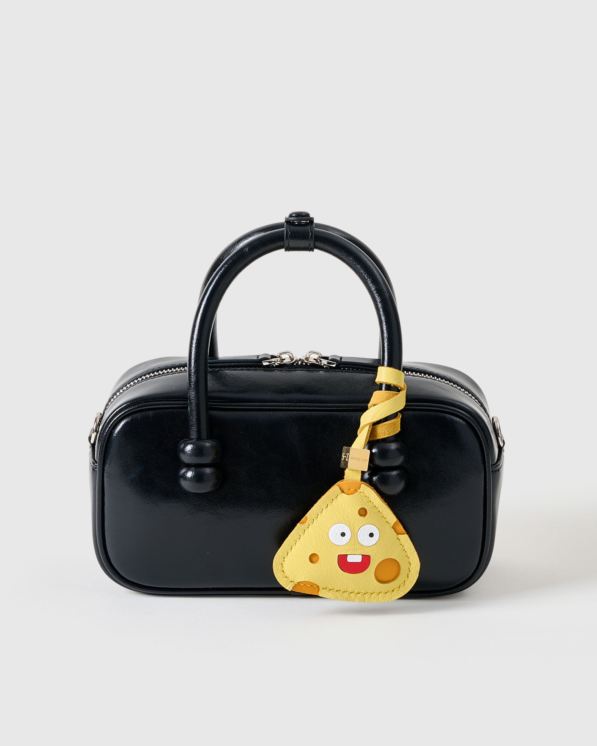 Sticky Zoo® チージーポップ バッグチャーム – ハンドメイドレザー