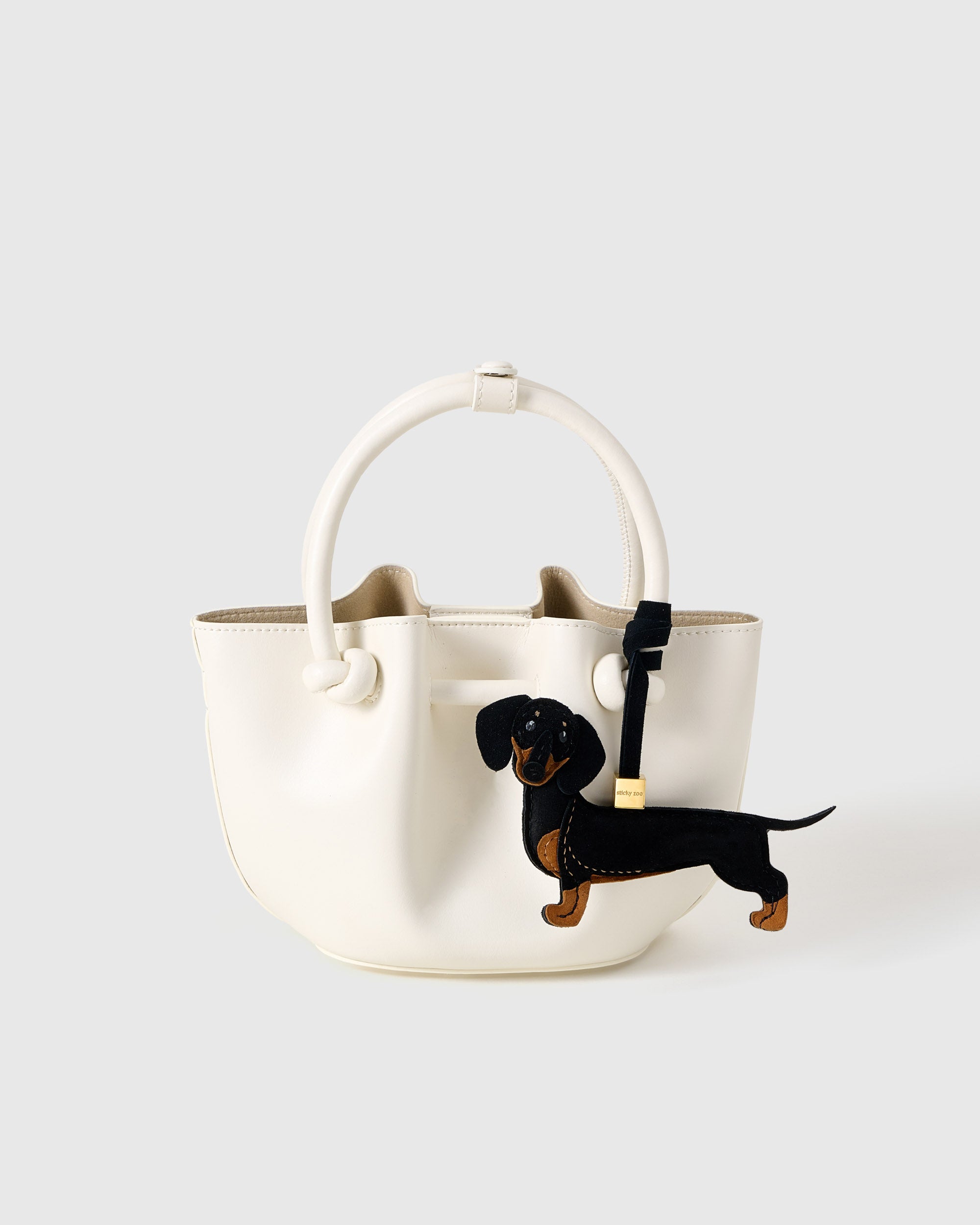Long Dachshund Leather Charm — Hand-Cut French Leather – STICKYZOO®