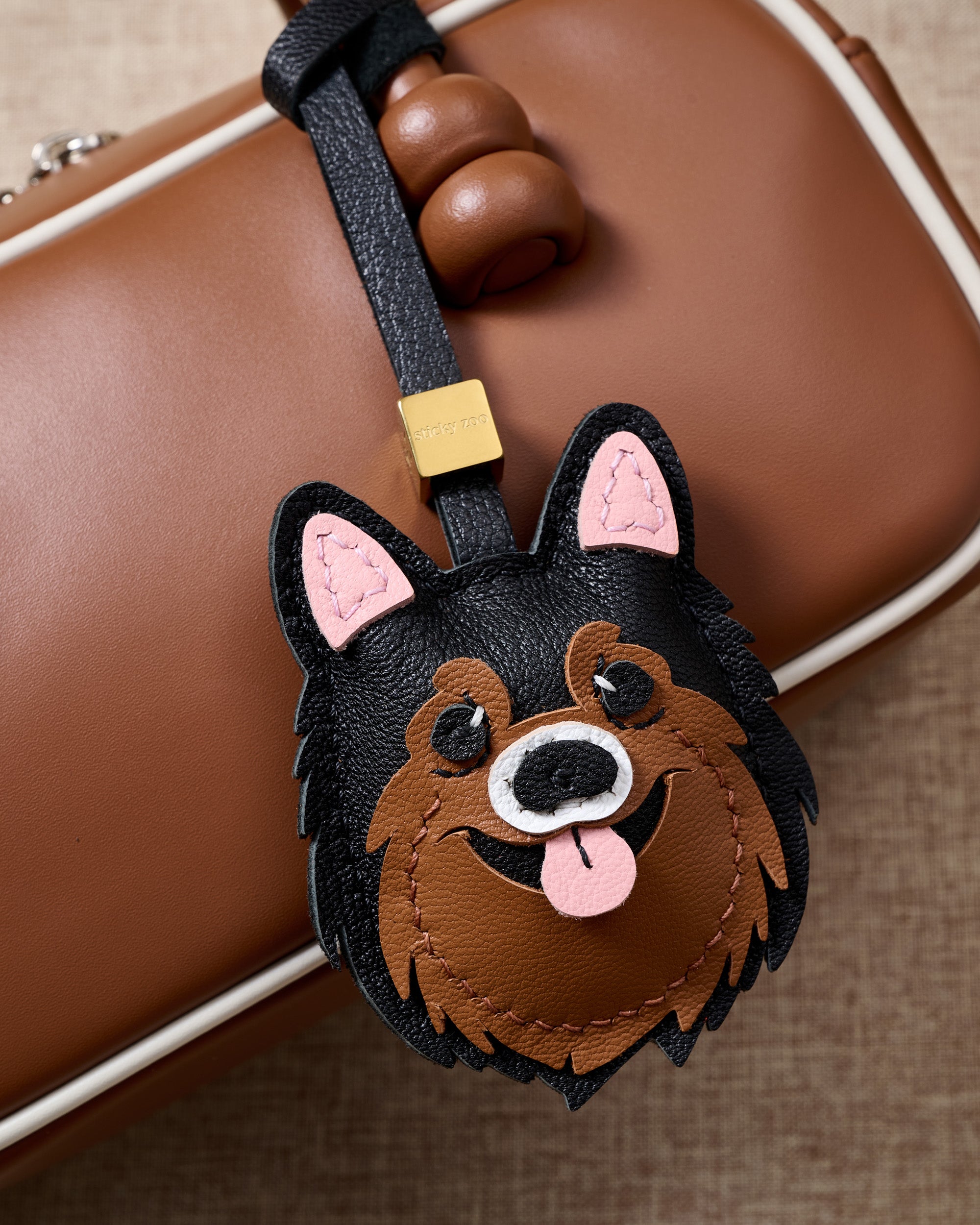 sticky zoo 犬チャーム ブラウン sticky zoo 犬チャーム ブラウン sticky zoo 犬チャーム ブラウン