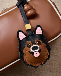 French Alran leather from Tarn, France — founded 1903, Entreprise du Patrimoine Vivant, supplier to the world's top luxury houses. Real leather. Never faux. Never vegan.