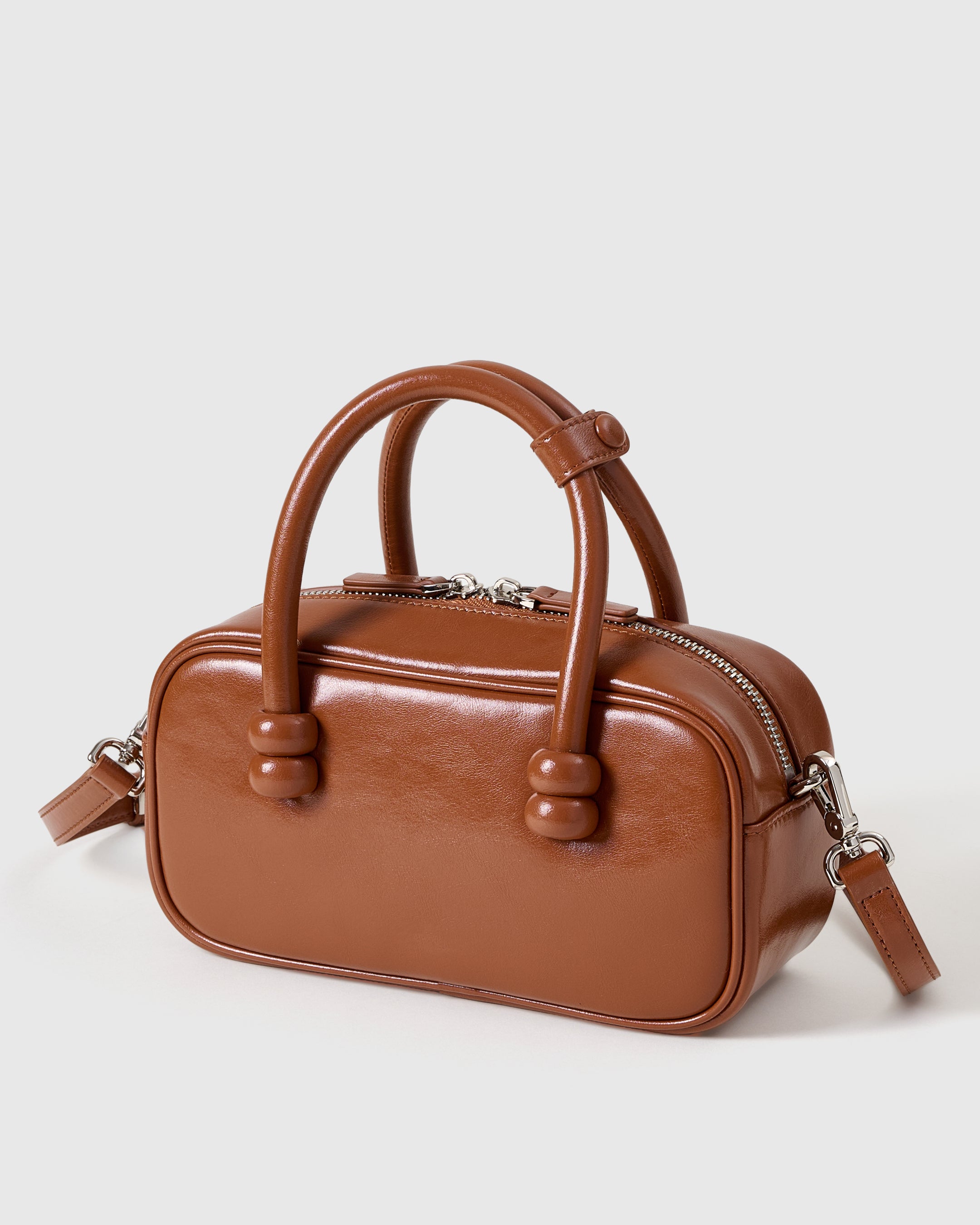 Sticky Zoo® - Classic Leather Mini Bag with Adjustable Strap