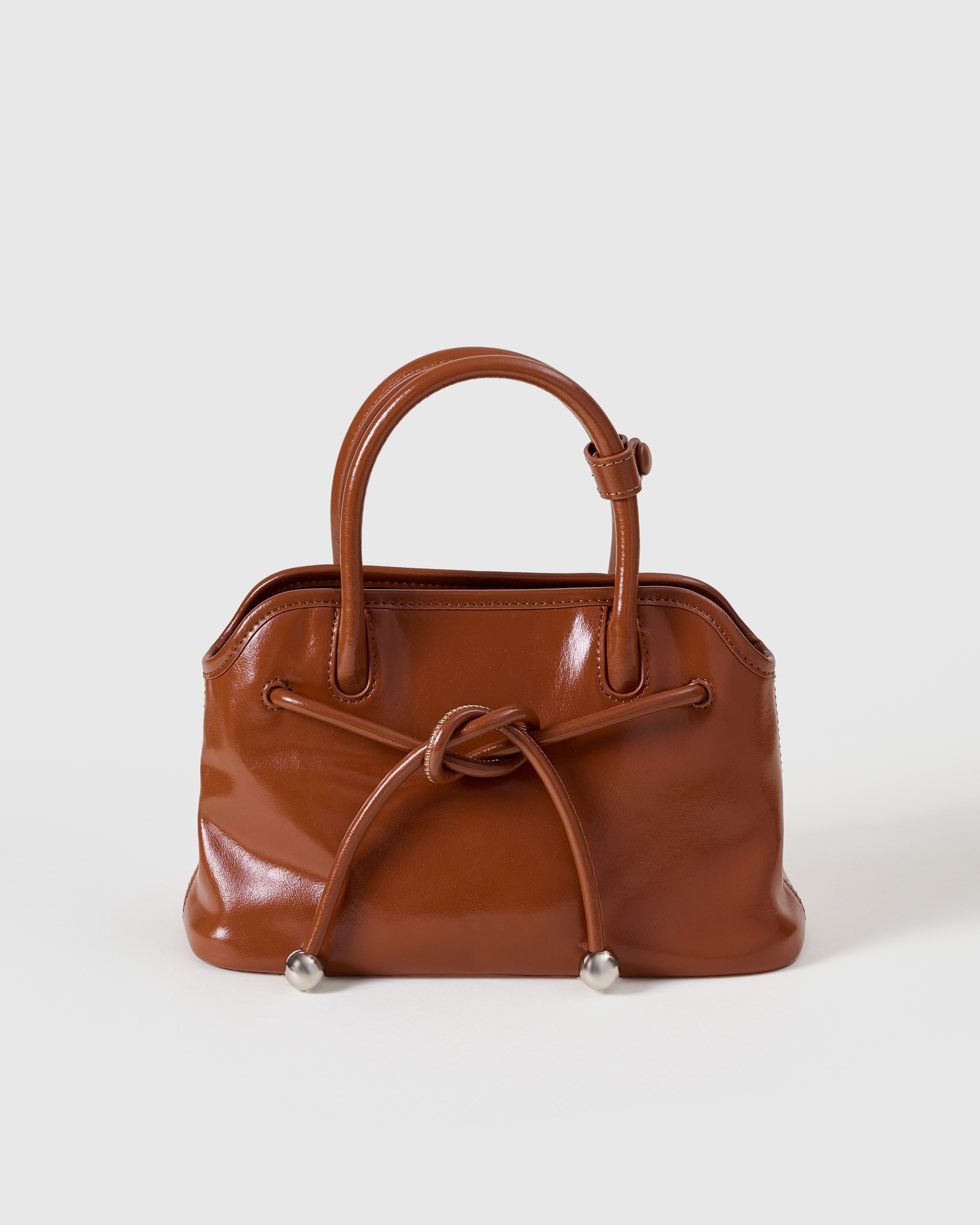VEGAN LEATHER MINI KNOT BAG