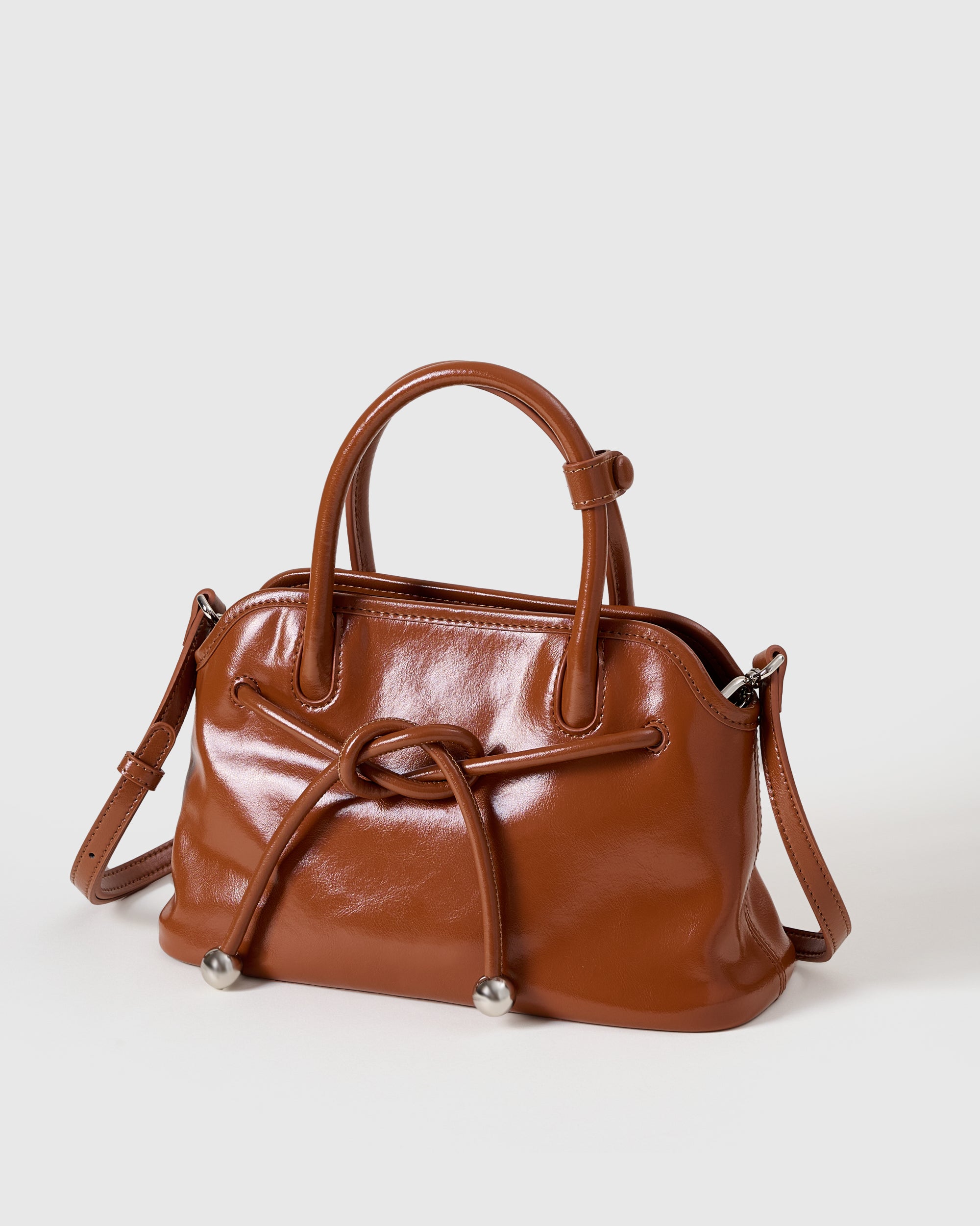VEGAN LEATHER MINI KNOT BAG