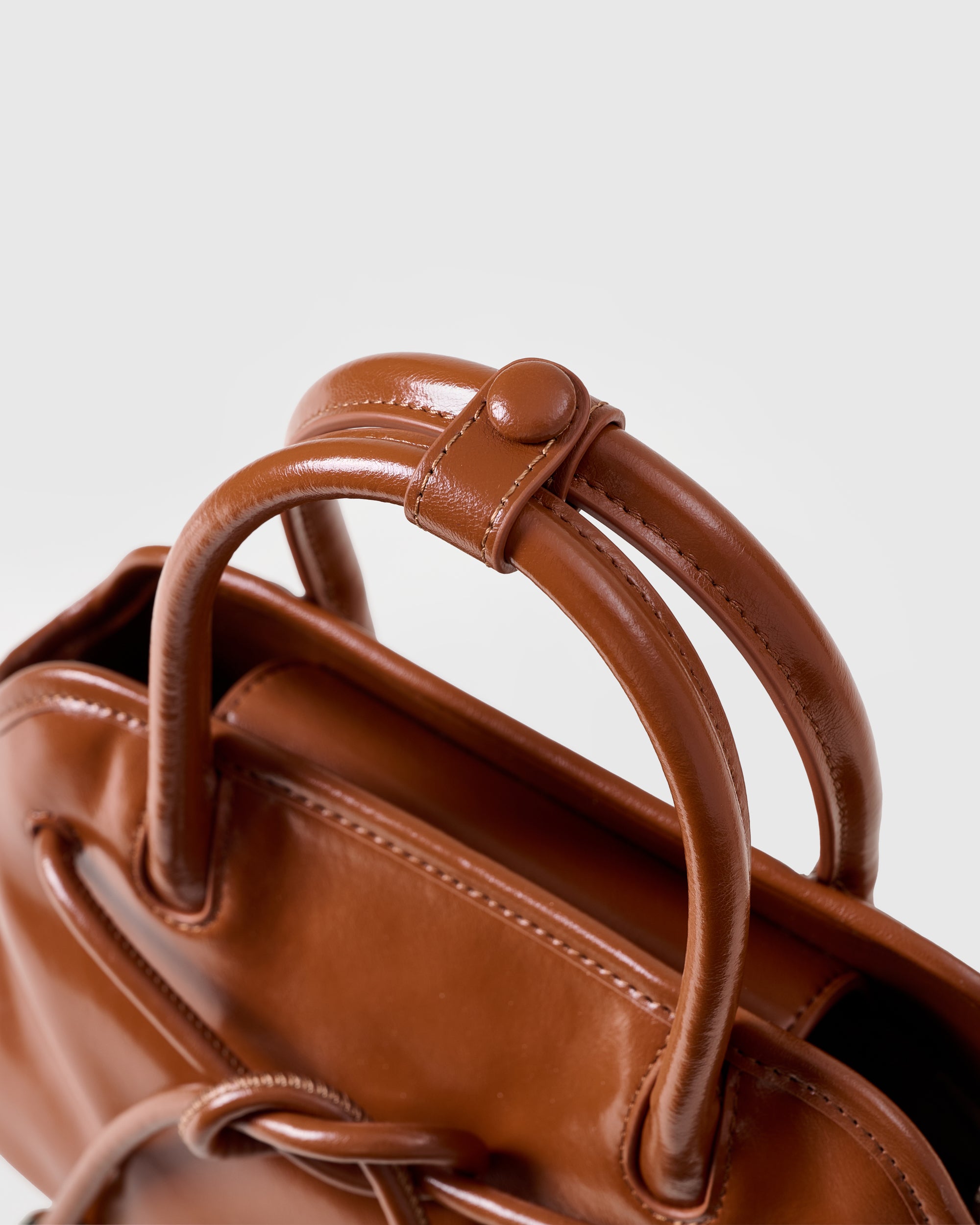 VEGAN LEATHER MINI KNOT BAG